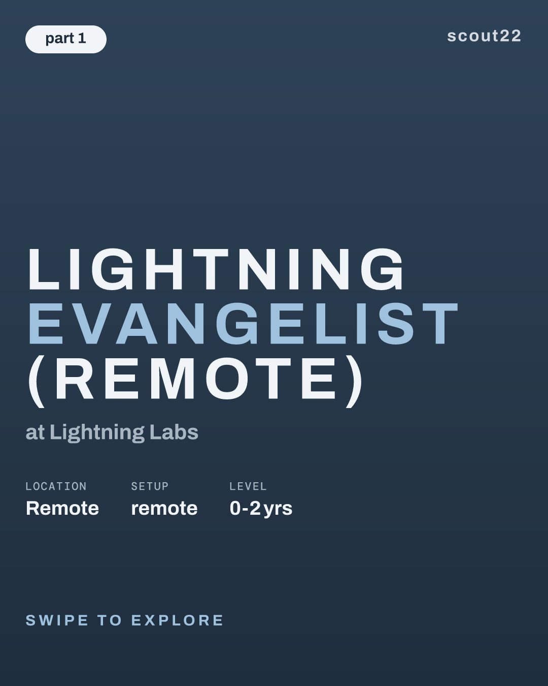 Lightning Evangelist (Remote) at Lightning Labs