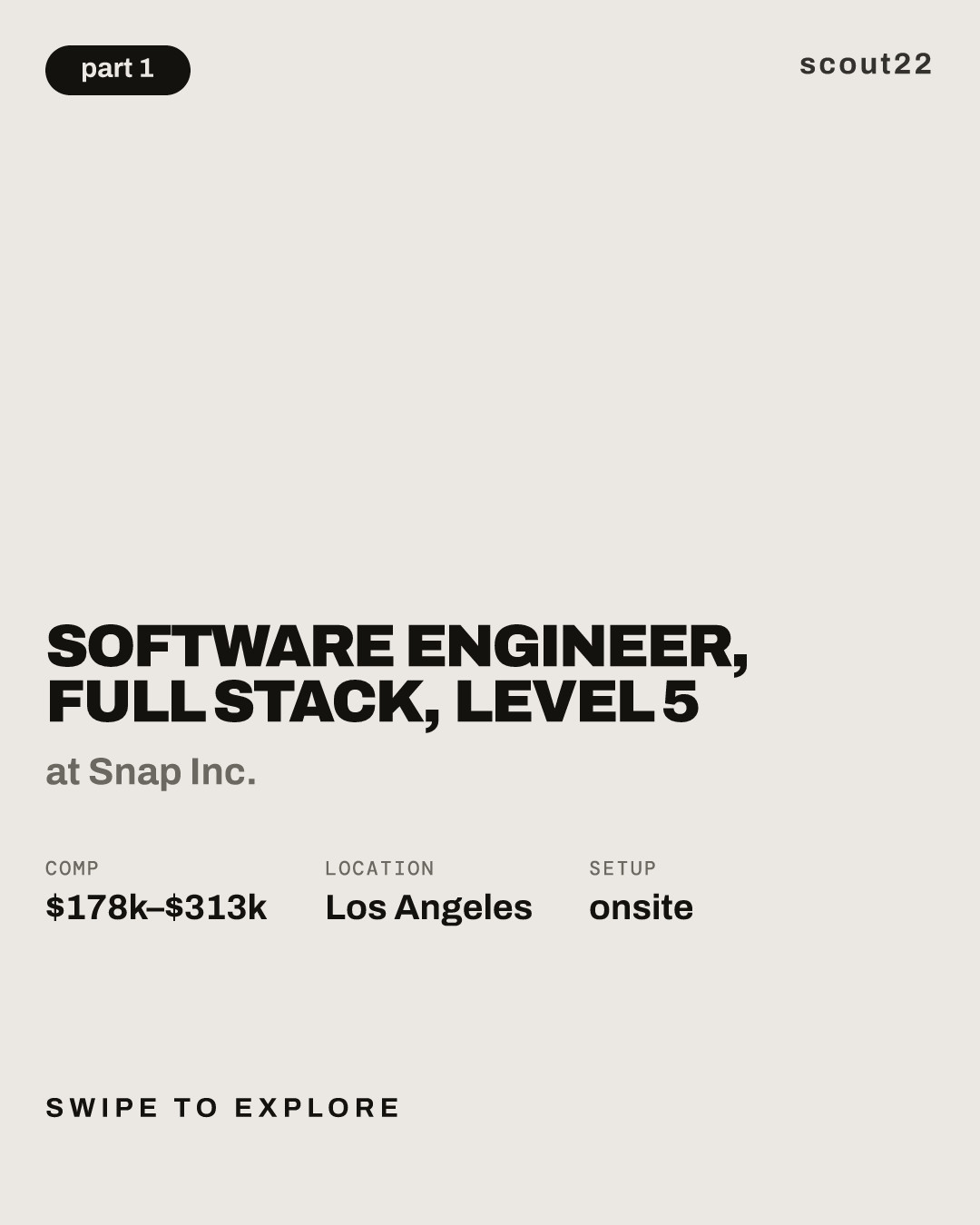 Software Engineer, Full Stack, Level 5 at Snap Inc.