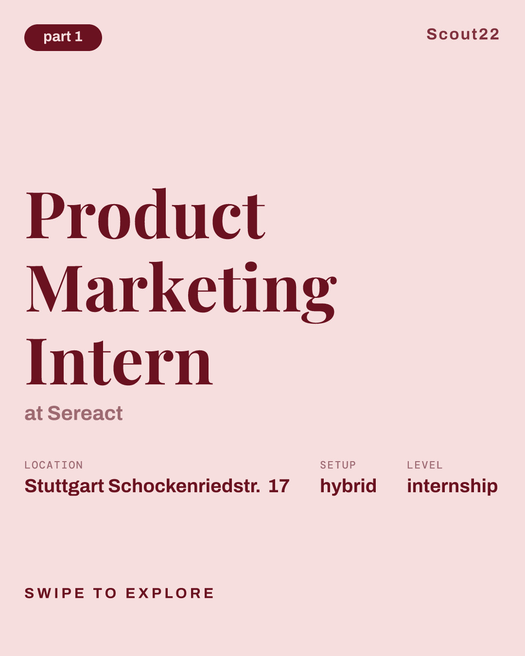 Product Marketing Intern at Sereact