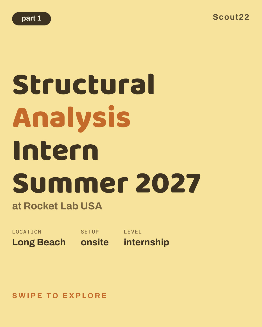 Structural Analysis Intern Summer 2027 at Rocket Lab USA