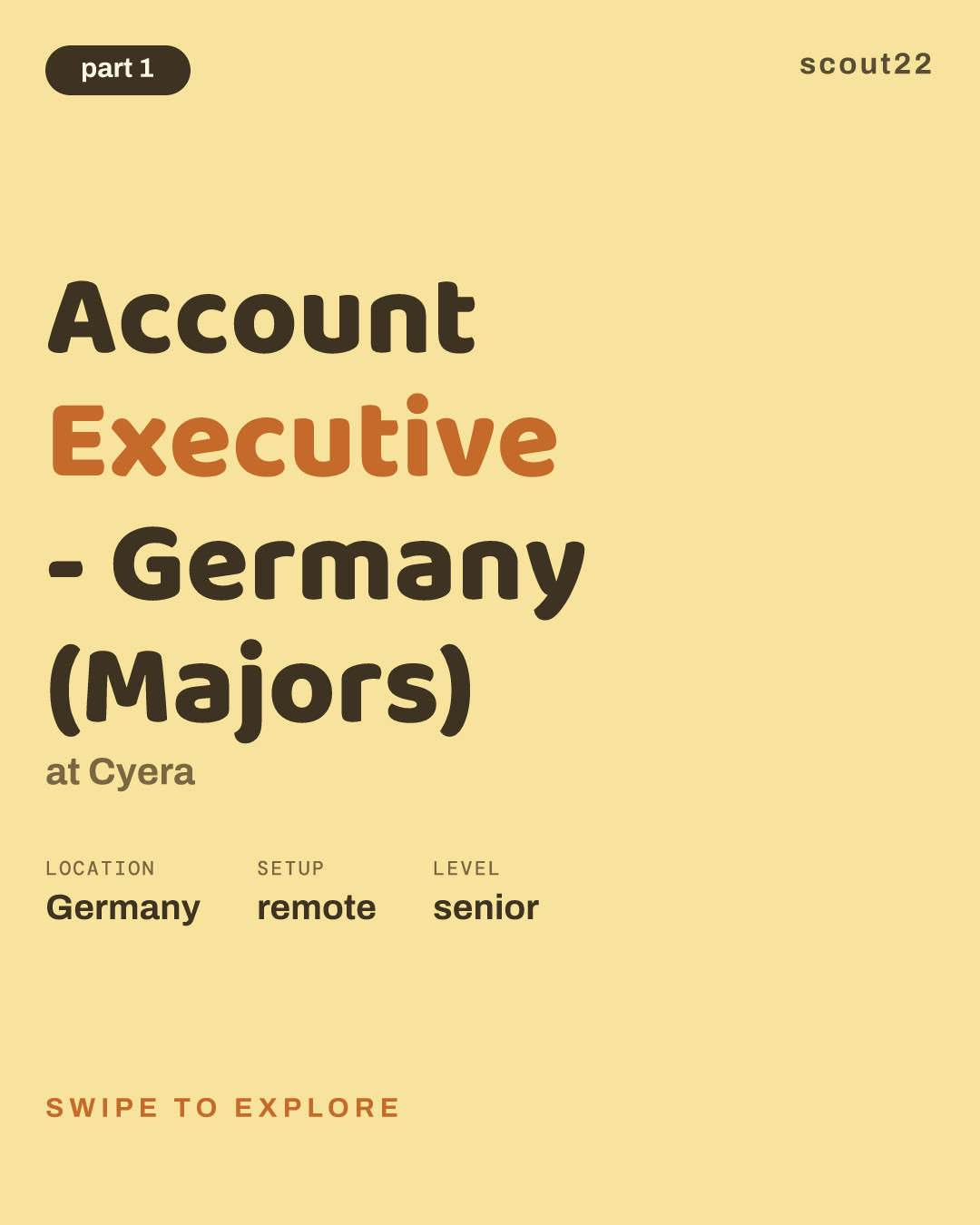Account Executive - Germany (Majors) at Cyera