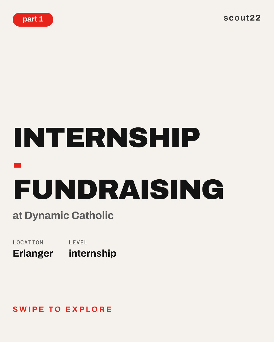 Internship - Fundraising at Dynamic Catholic
