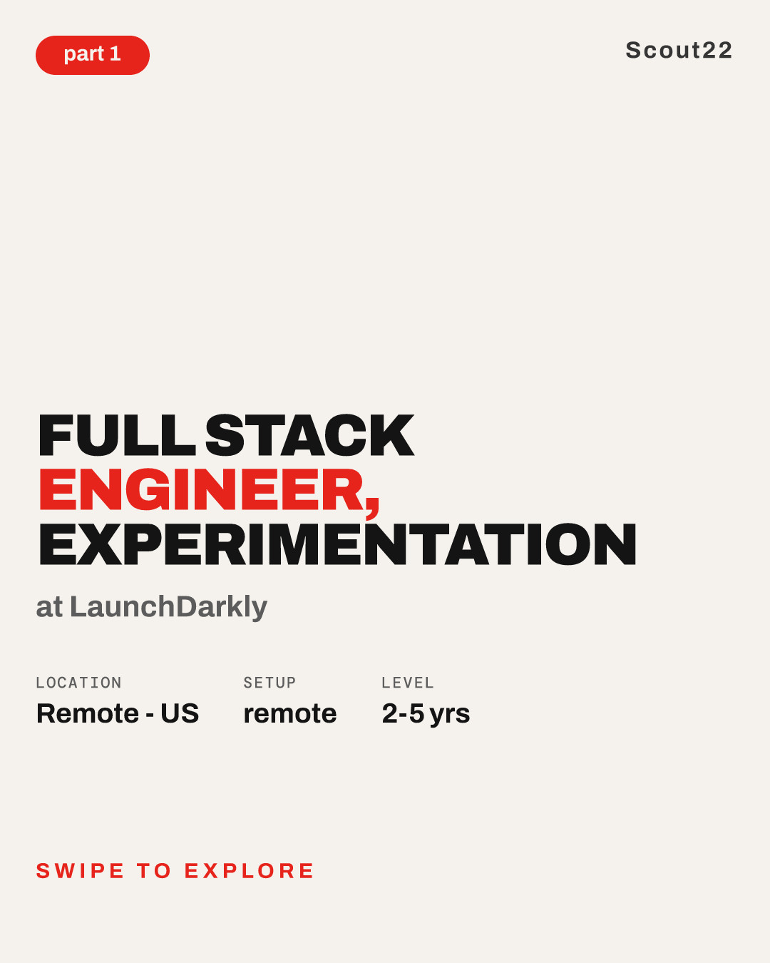 Full Stack Engineer, Experimentation at LaunchDarkly
