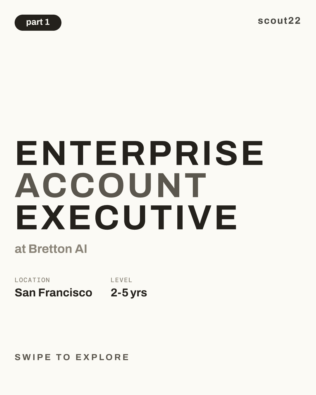 Enterprise Account Executive at Bretton AI