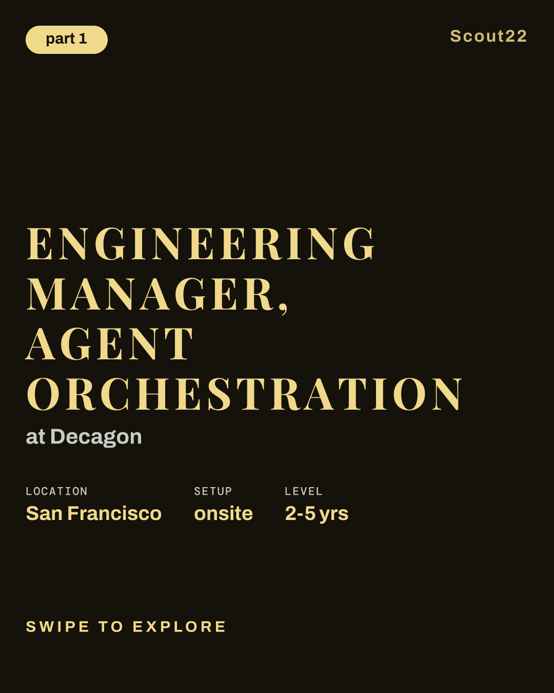 Engineering Manager, Agent Orchestration at Decagon
