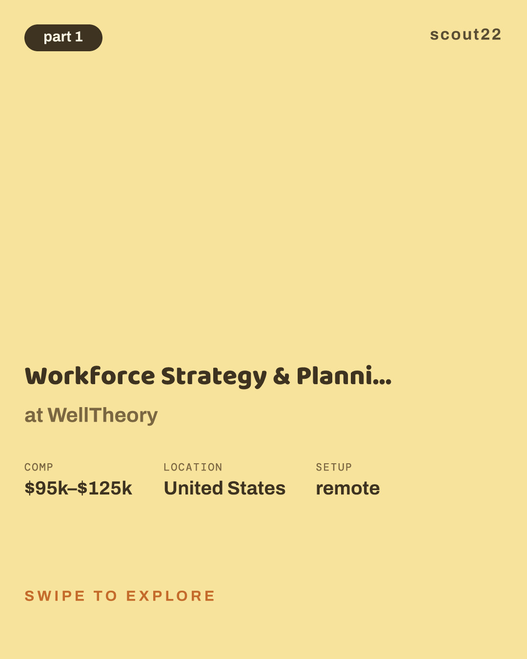 Workforce Strategy & Planning Lead at WellTheory