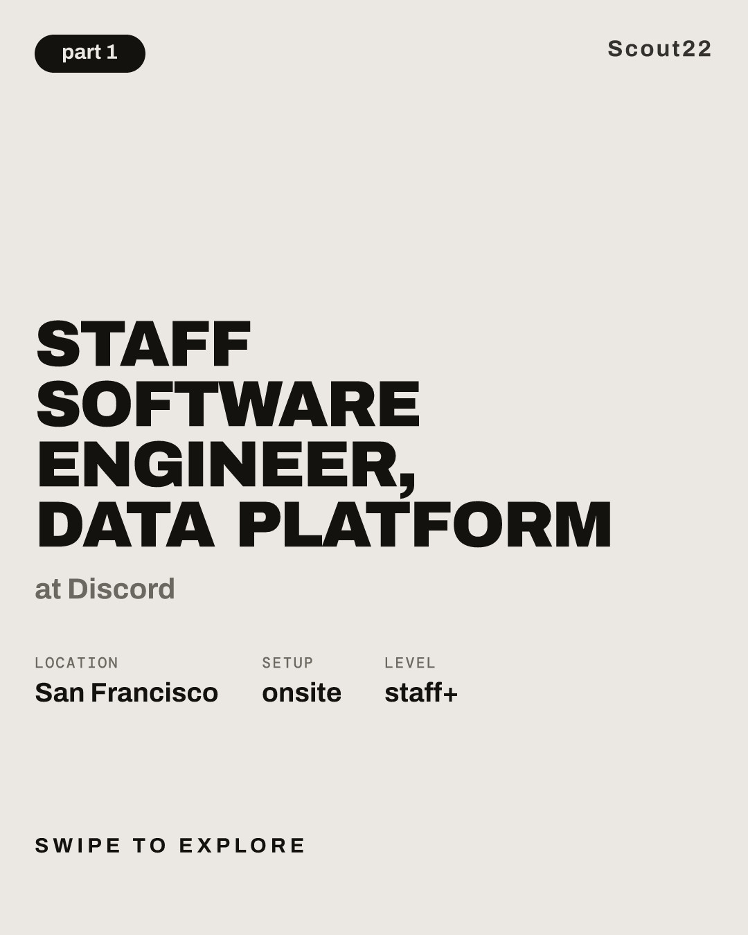 Staff Software Engineer, Data Platform at Discord