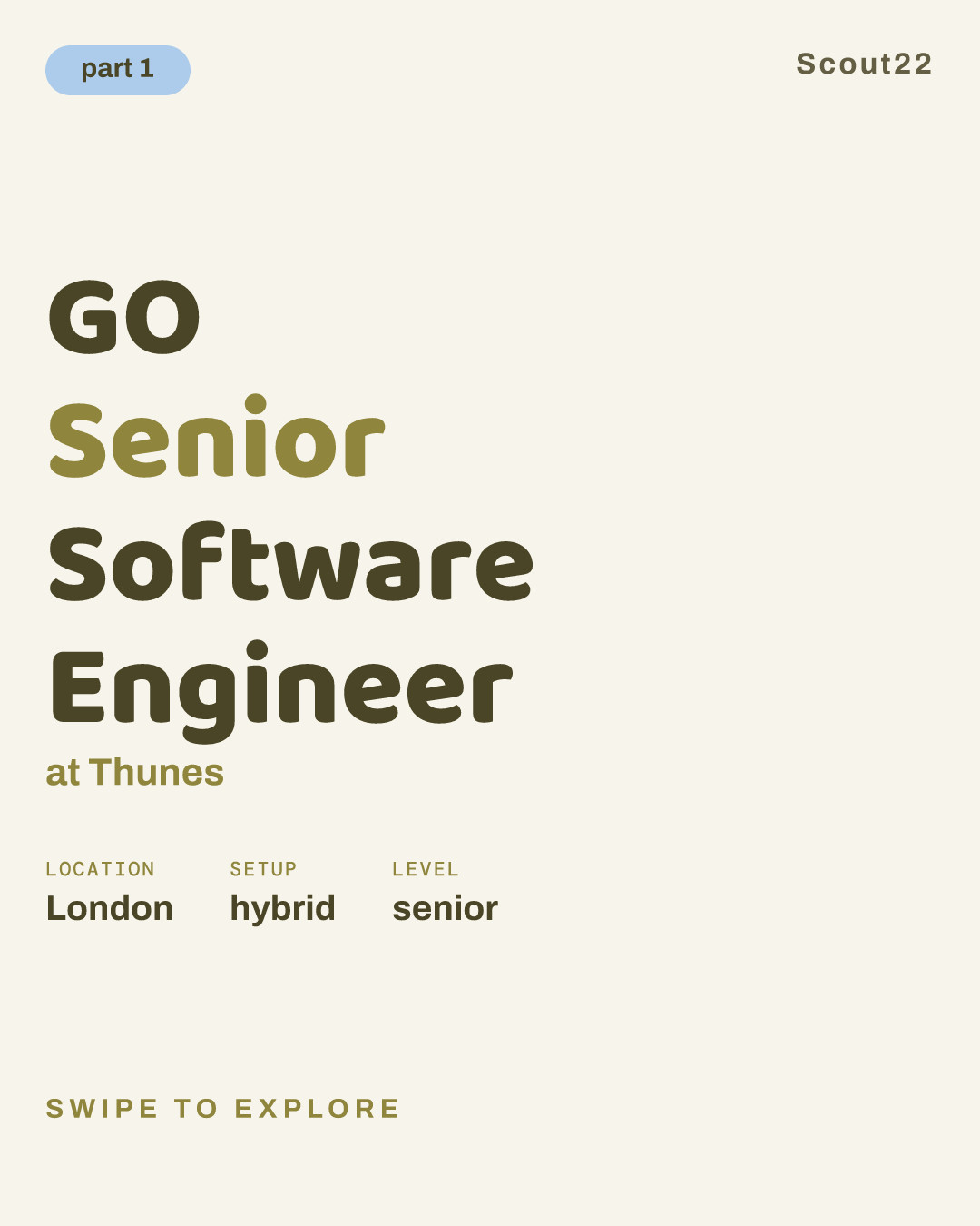 GO Senior Software Engineer at Thunes