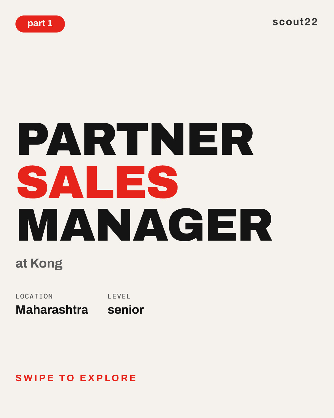 Partner Sales Manager at Kong