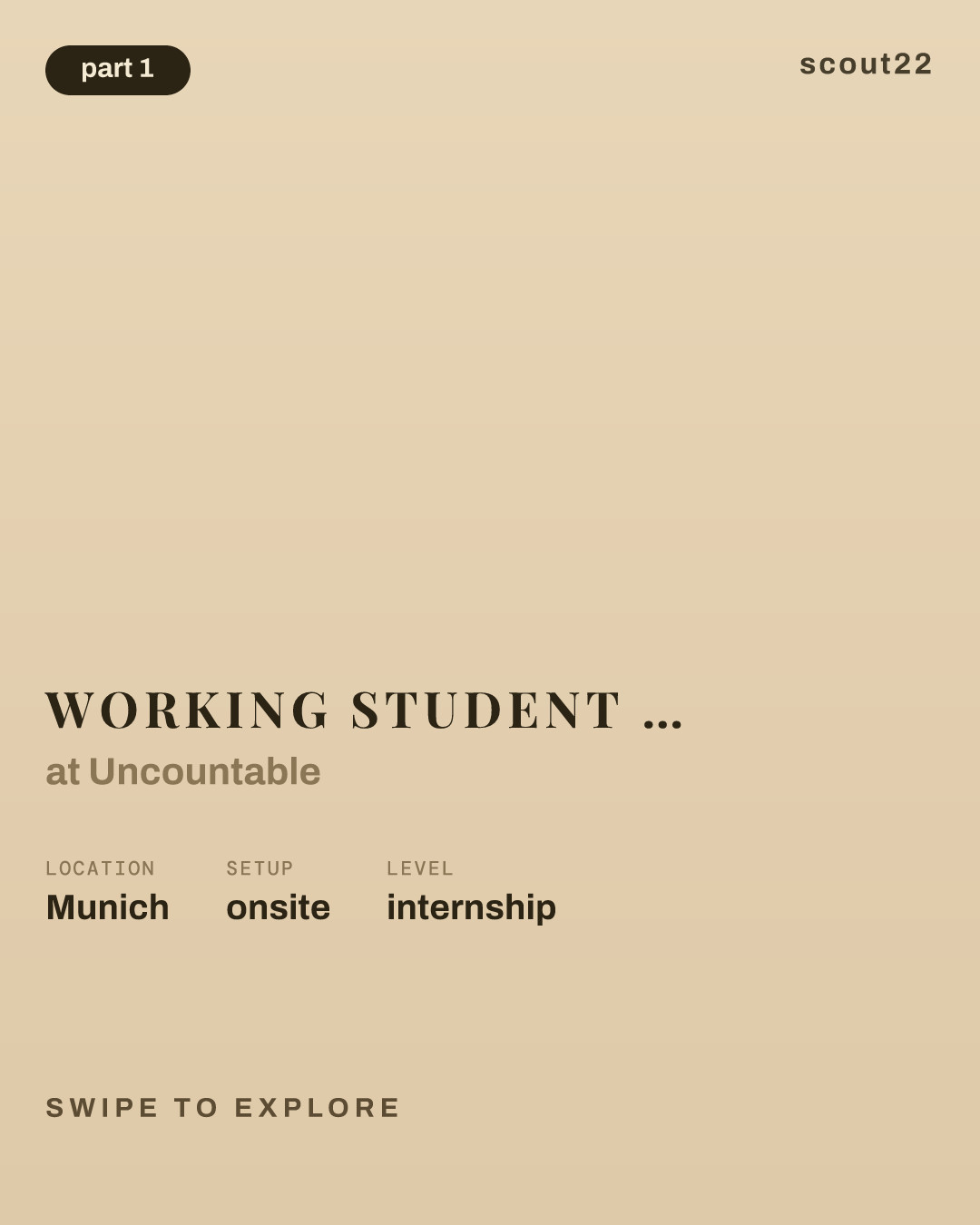 Working Student -- Software Engineer: Munich at Uncountable