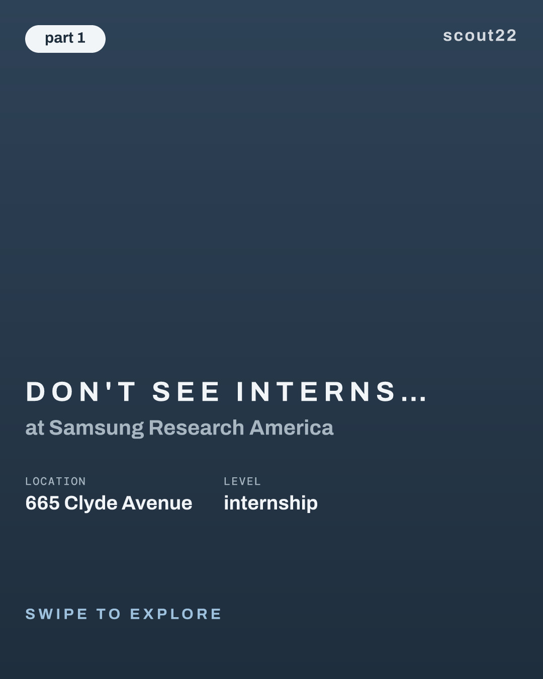 Don't see internships you are looking for? at Samsung Research America