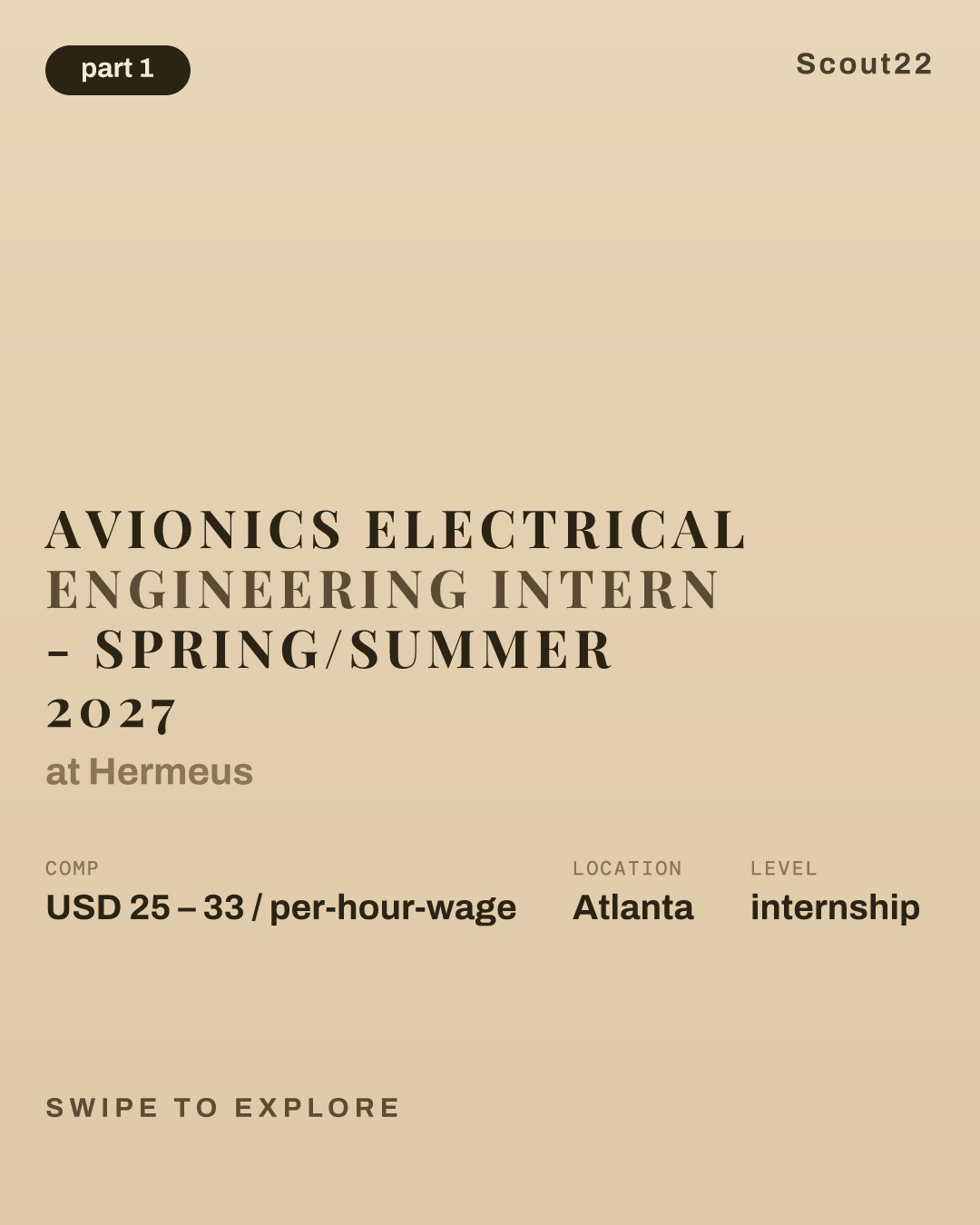 Avionics Electrical Engineering Intern - Spring/Summer 2027 at Hermeus