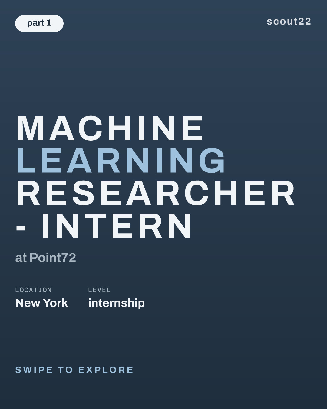 Machine Learning Researcher - Intern at Point72