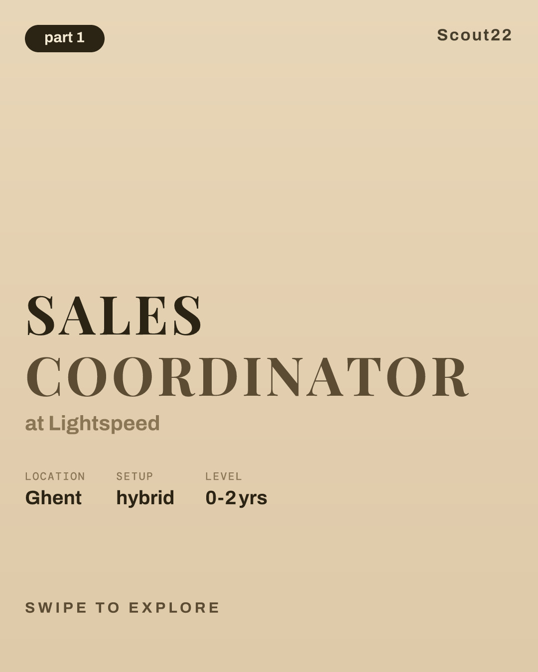 Sales Coordinator at Lightspeed