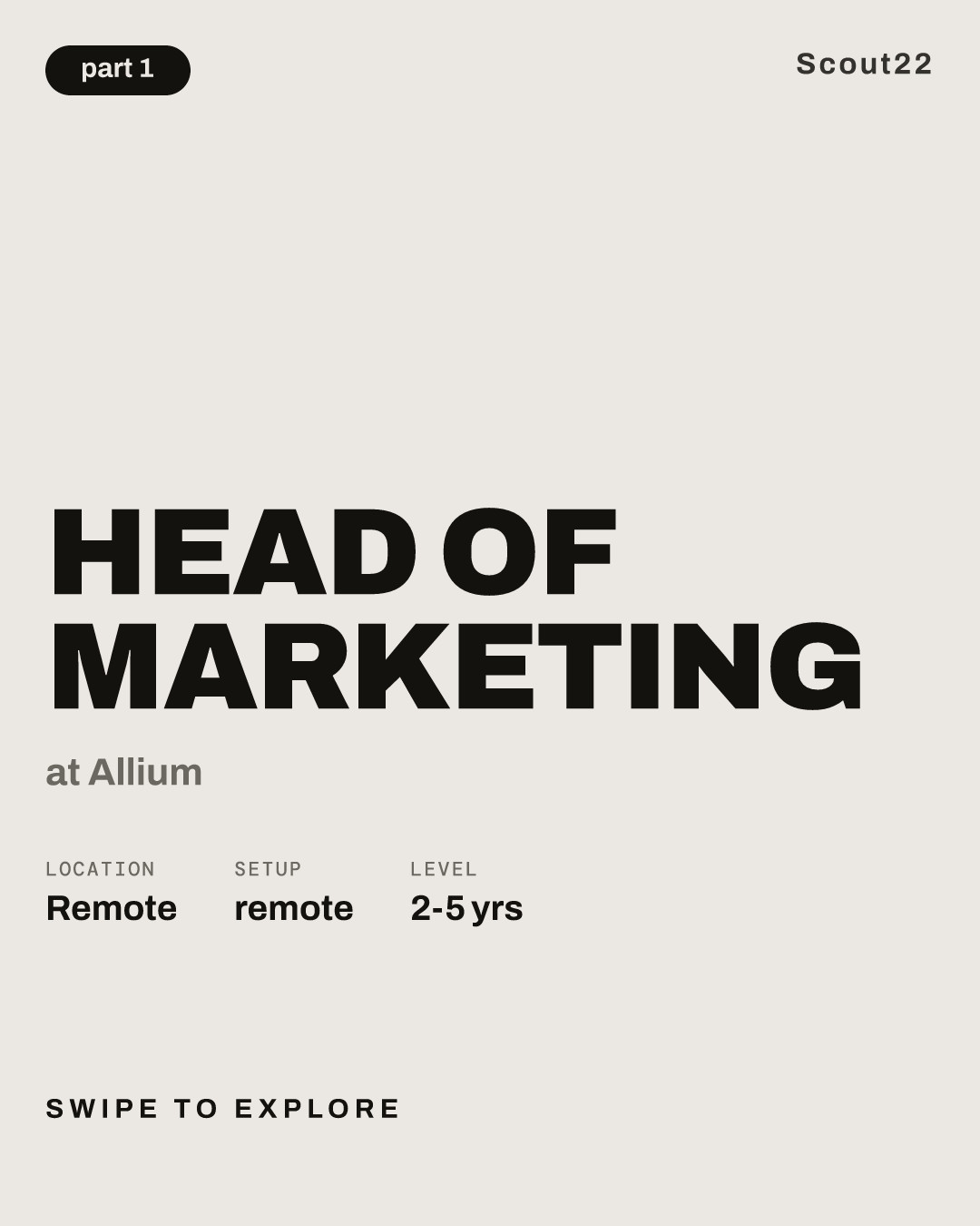 Head of Marketing at Allium