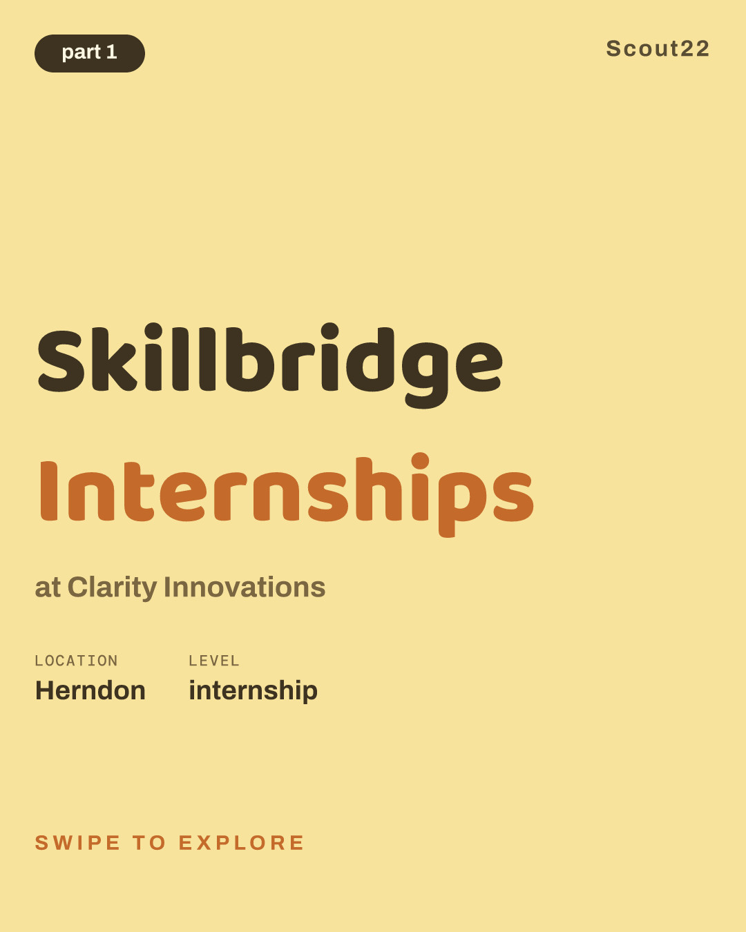 Skillbridge Internships at Clarity Innovations