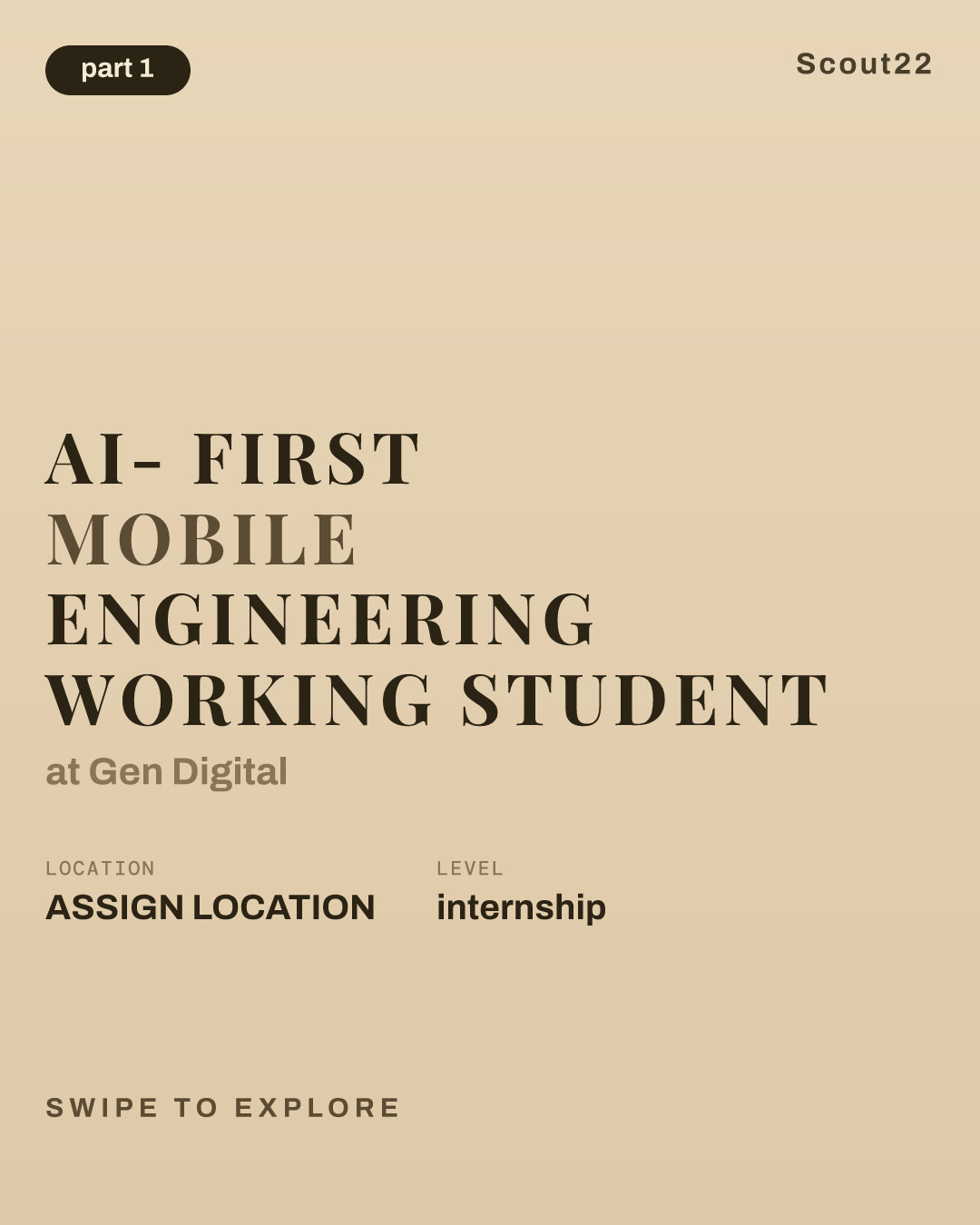 AI- First Mobile Engineering Working Student at Gen Digital