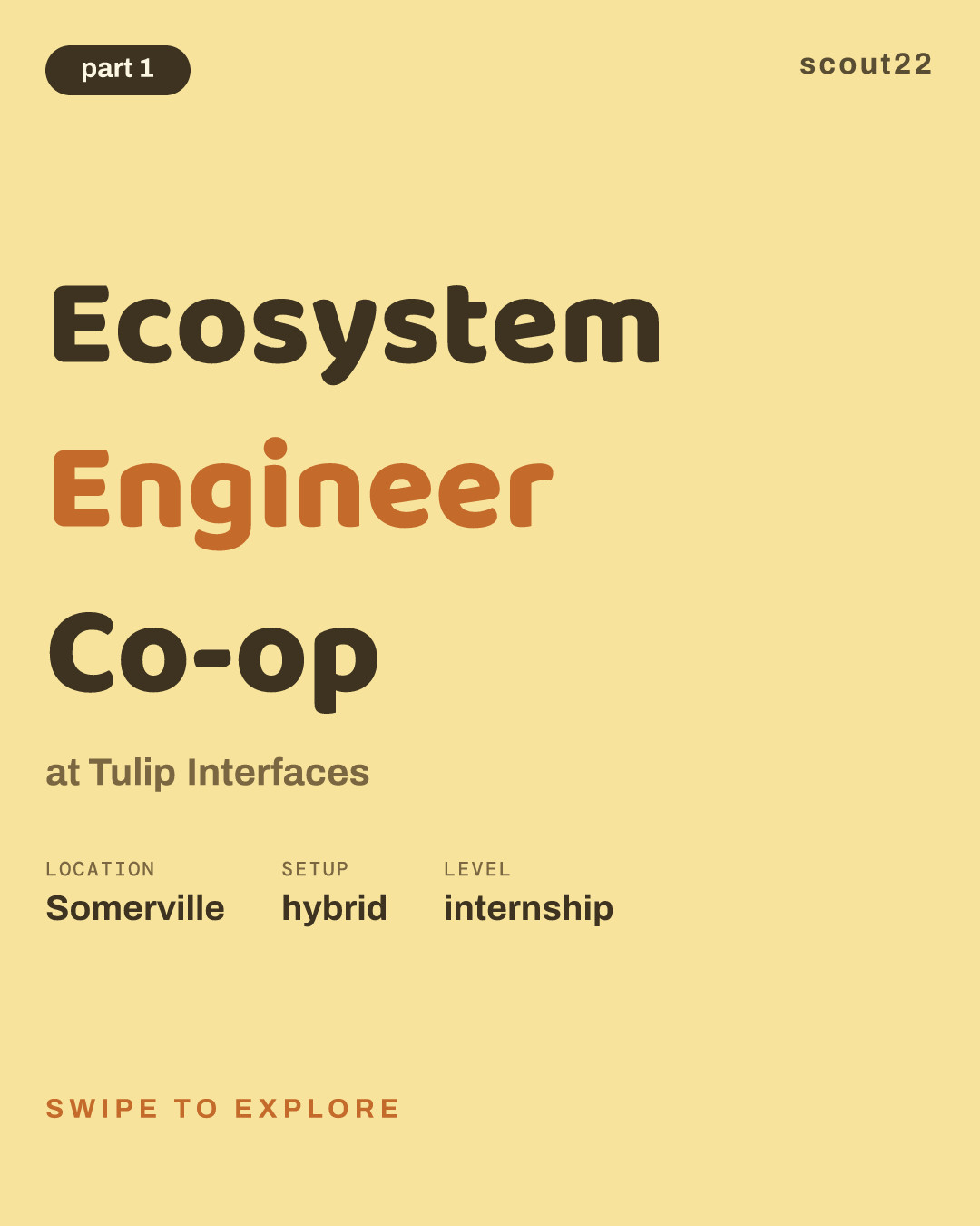 Ecosystem Engineer Co-op at Tulip Interfaces