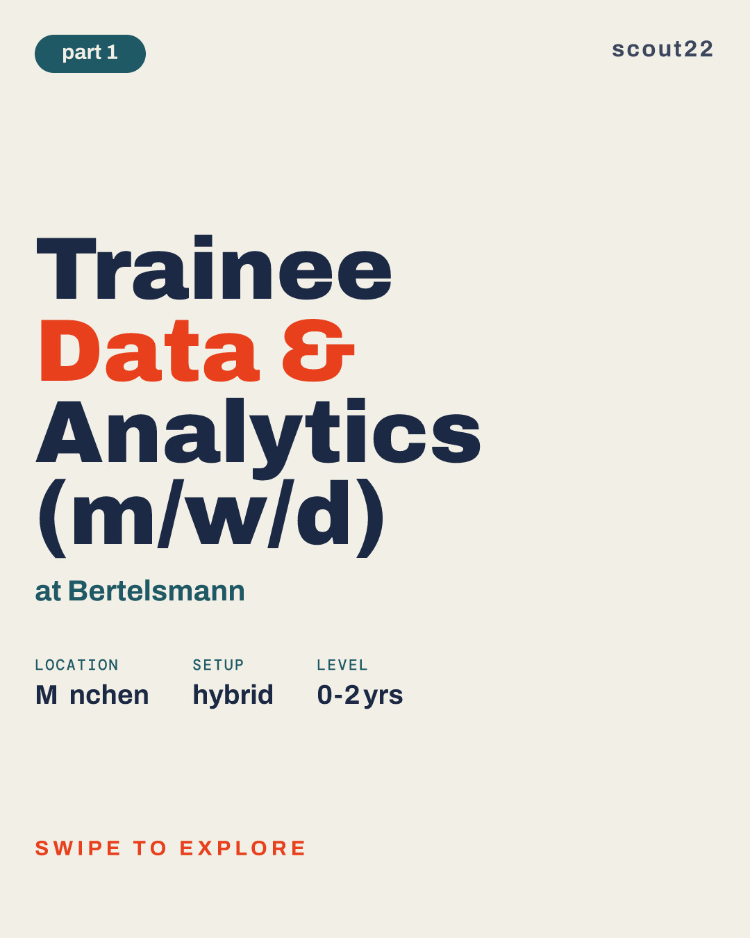 Trainee Data & Analytics (m/w/d) at Bertelsmann