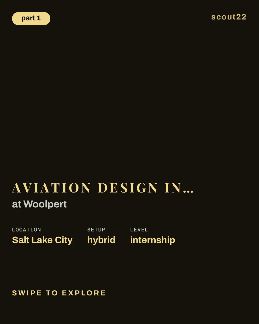 Aviation Design Intern - Expression of Interest at Woolpert