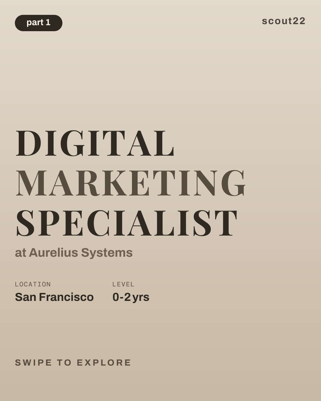 Digital Marketing Specialist at Aurelius Systems