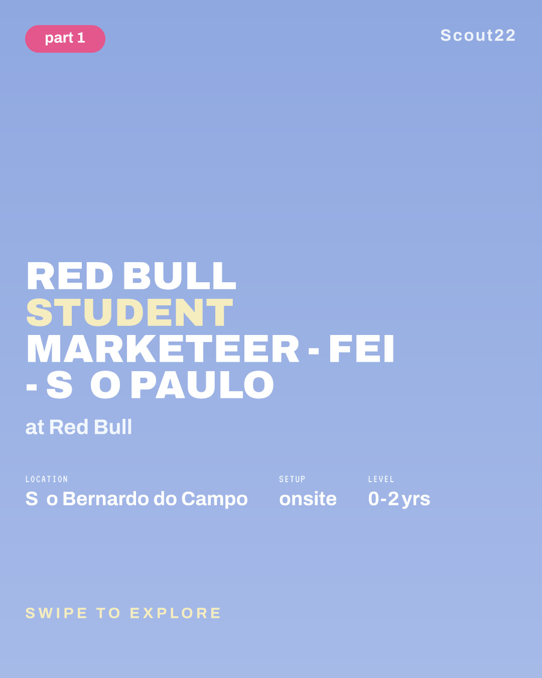 Red Bull Student Marketeer - FEI - São Paulo at Red Bull