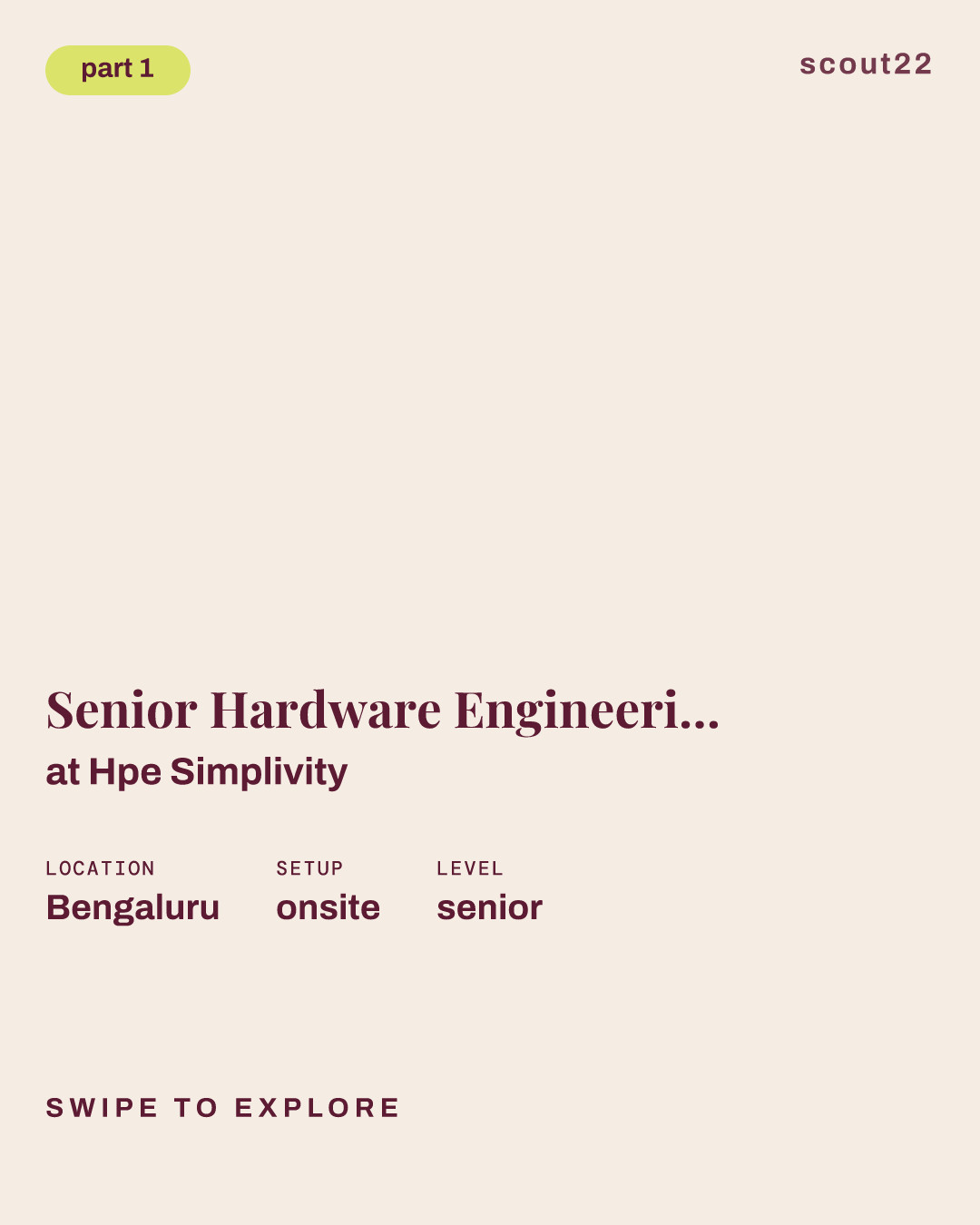 Senior Hardware Engineering Manager - R&D Networking Platforms at Hpe Simplivity