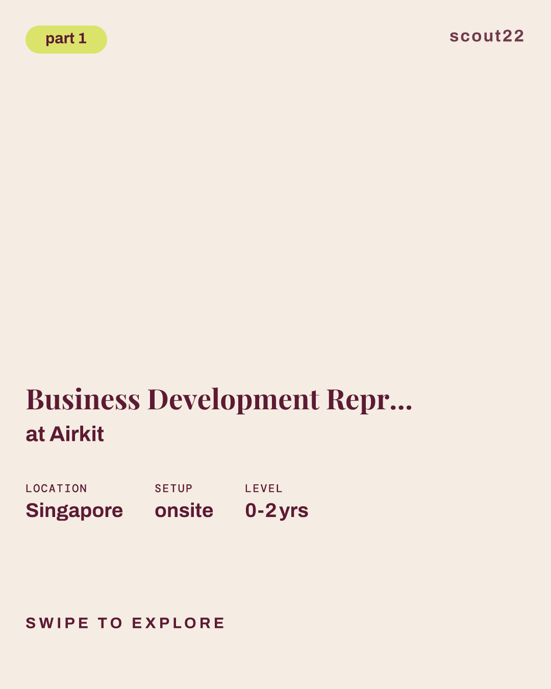 Business Development Representative, Public Sector (Indonesia market) at Airkit
