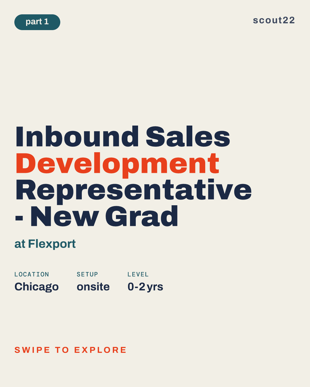 Inbound Sales Development Representative - New Grad at Flexport
