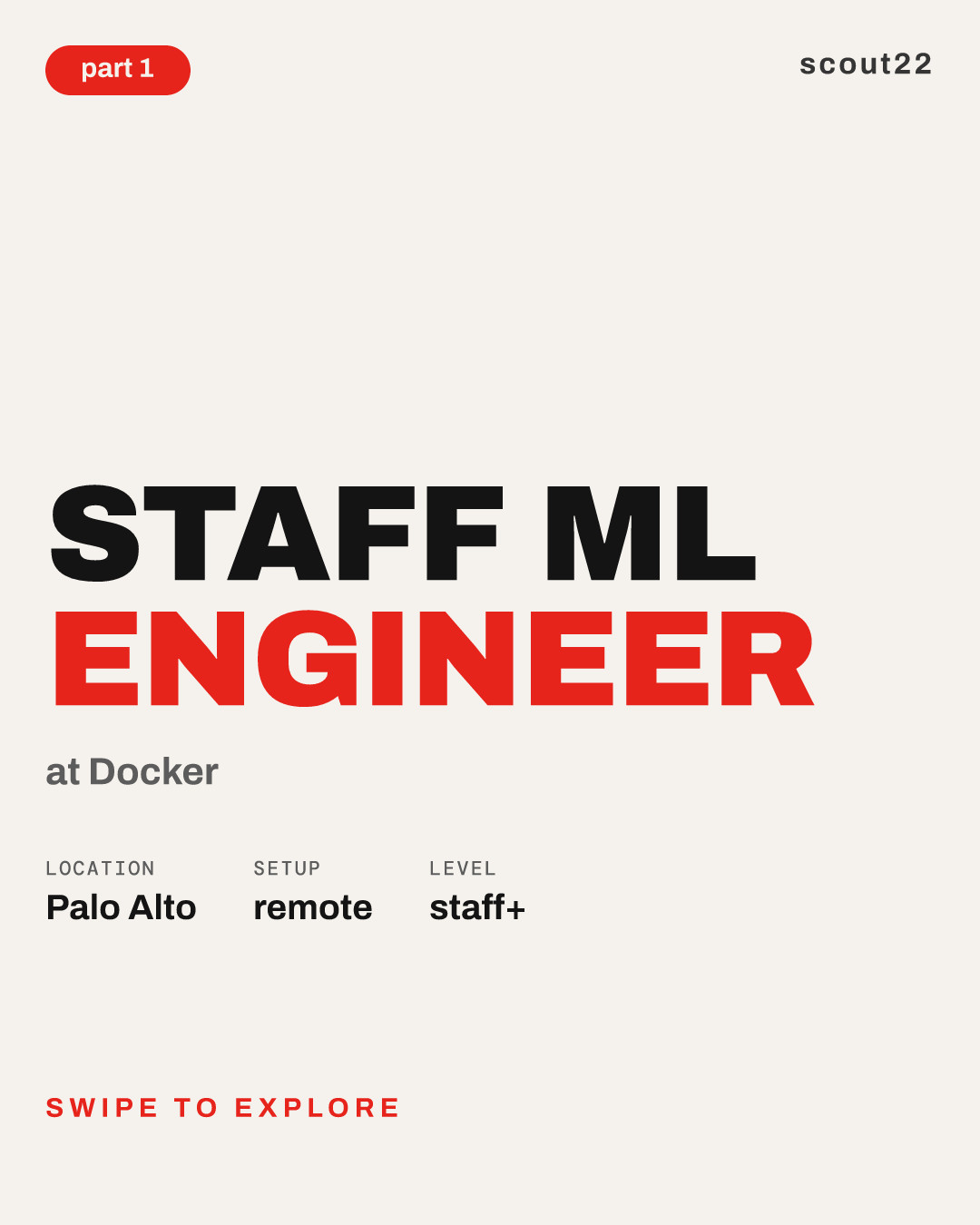 Staff ML Engineer at Docker