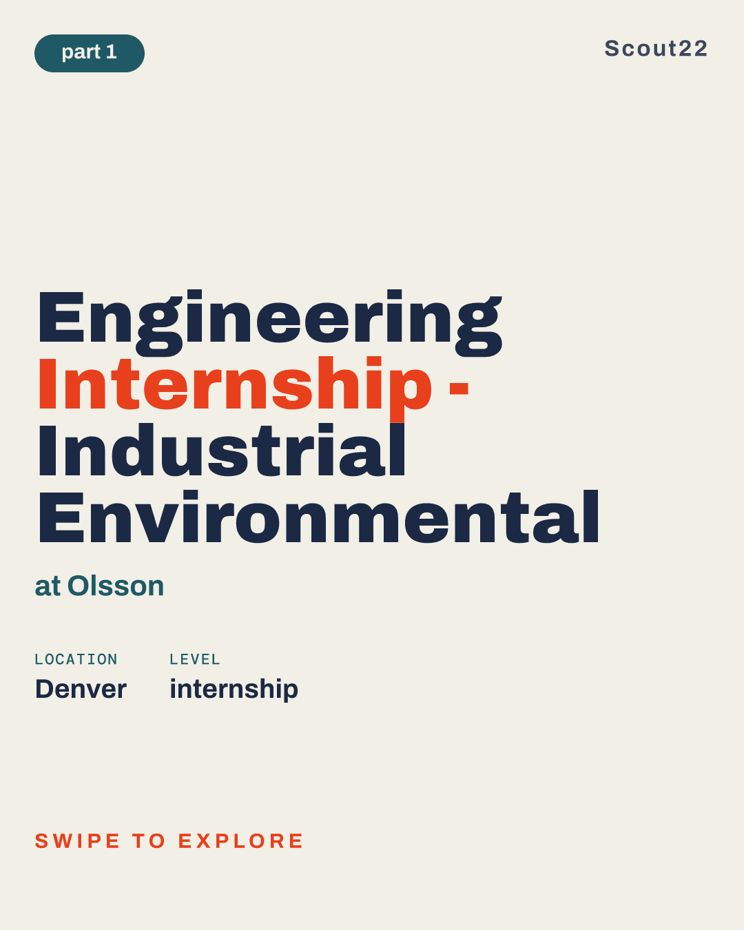 Engineering Internship - Industrial Environmental at Olsson