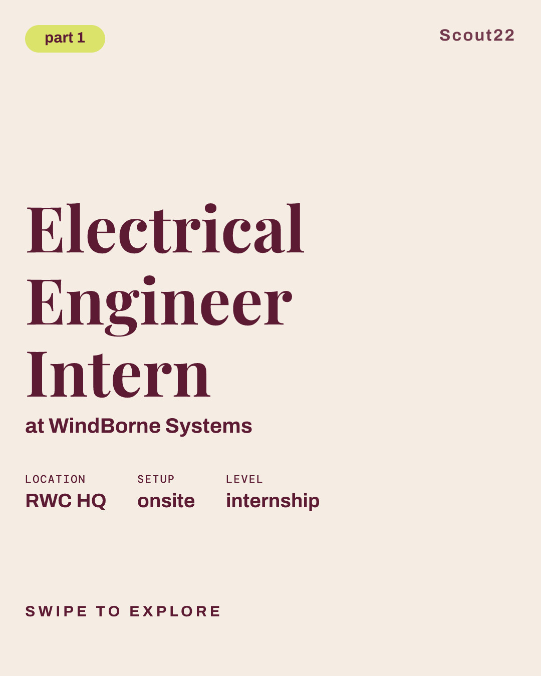 Electrical Engineer Intern at WindBorne Systems