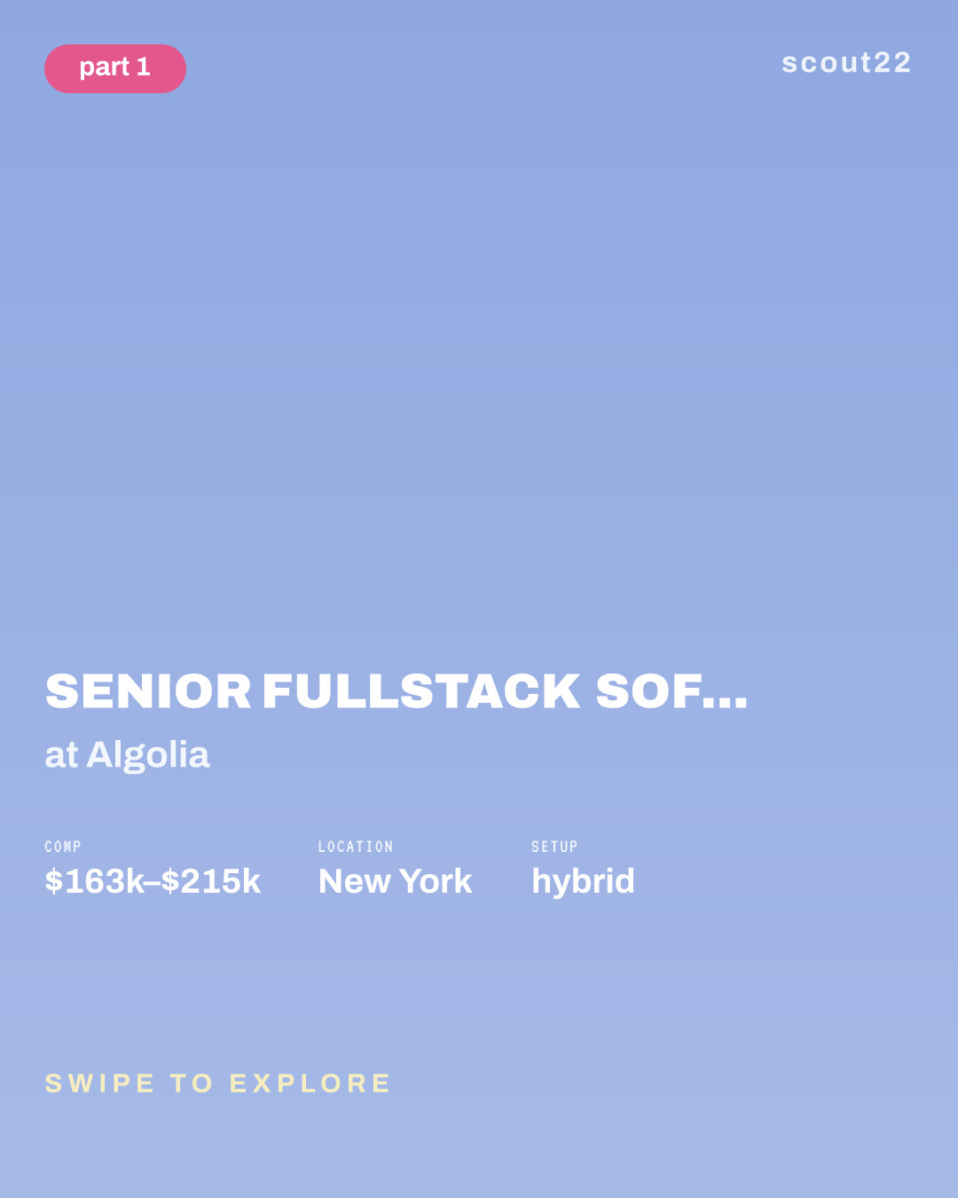 Senior Fullstack Software Engineer, Growth at Algolia