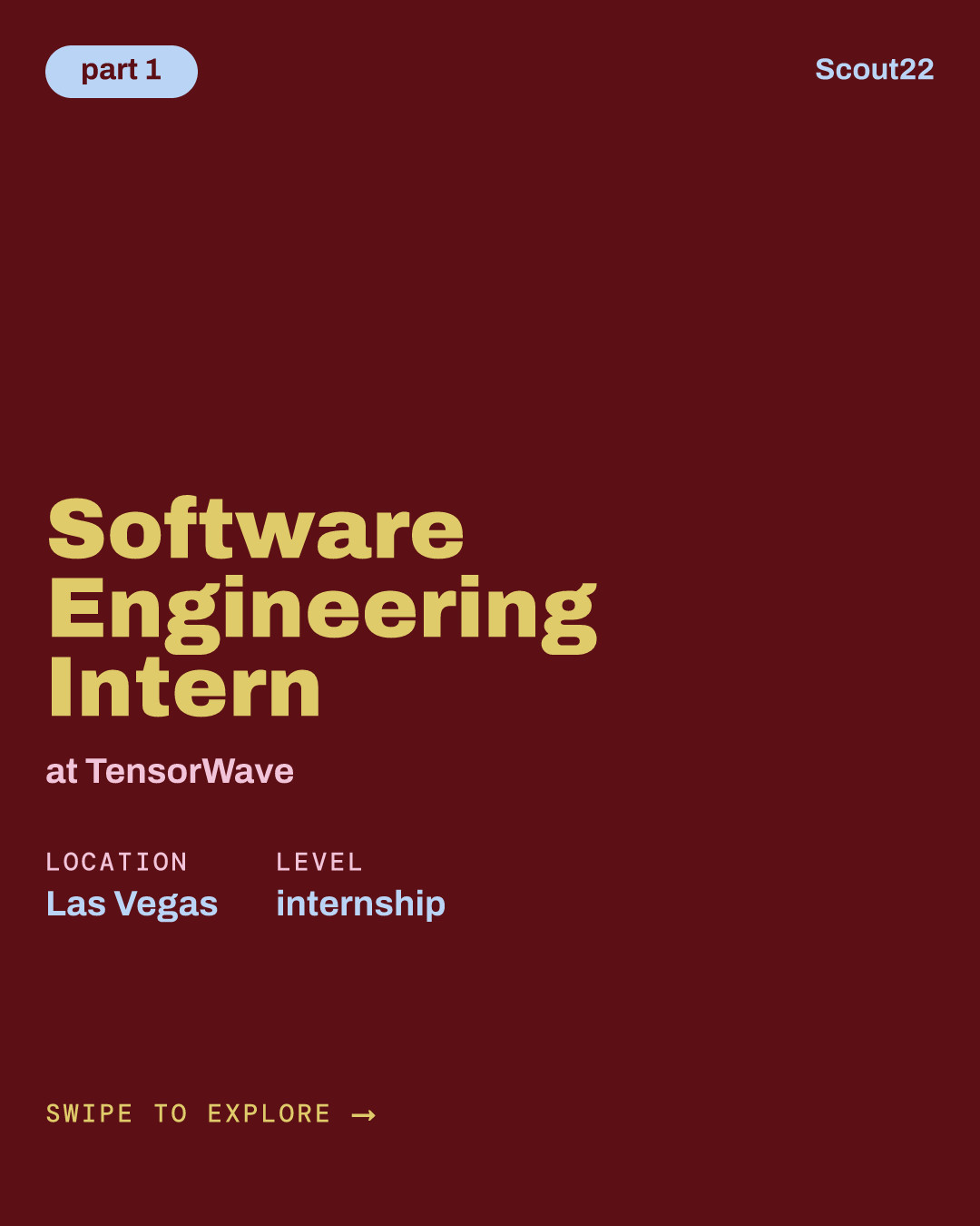 Software Engineering Intern at TensorWave