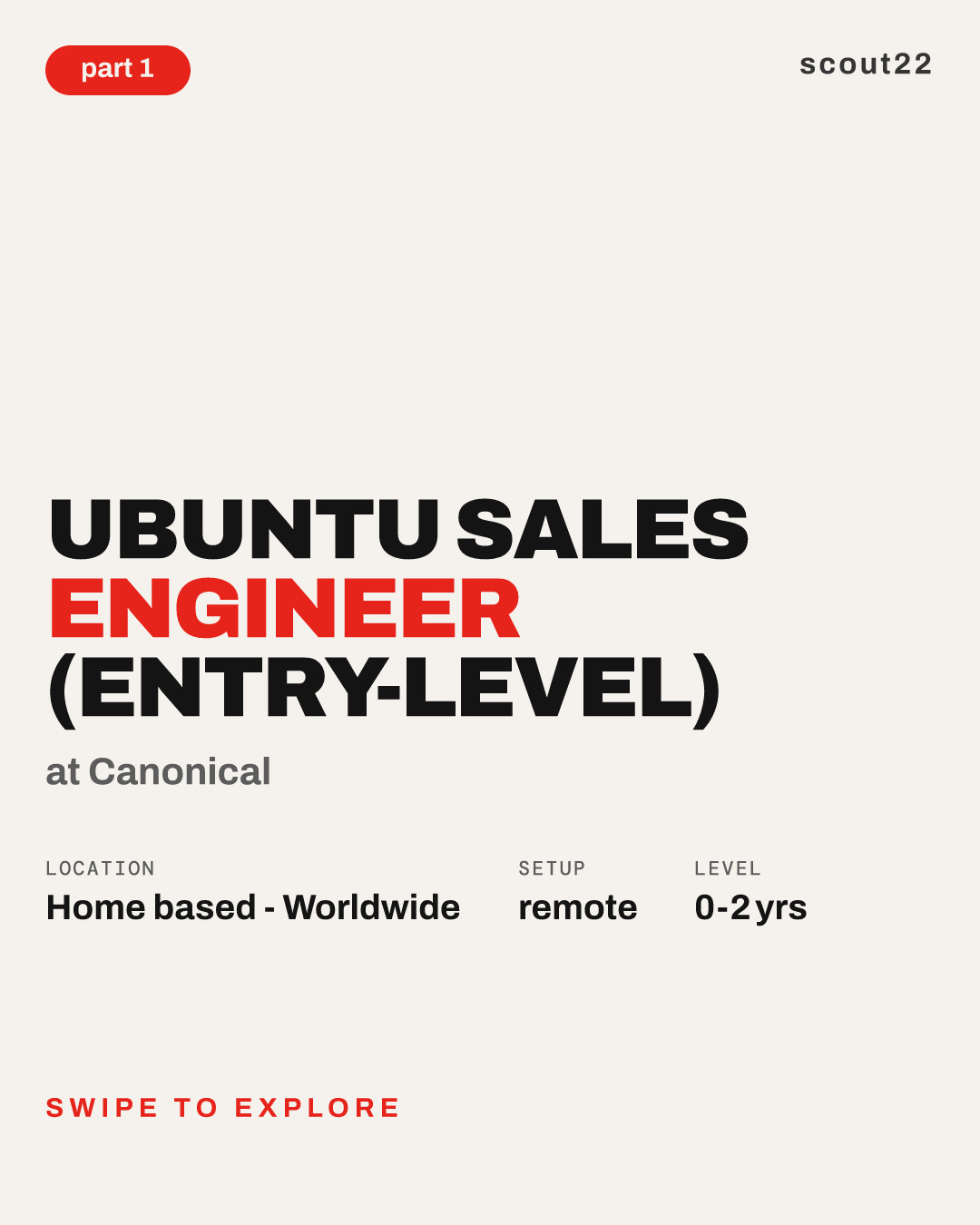 Ubuntu Sales Engineer (Entry-Level) at Canonical
