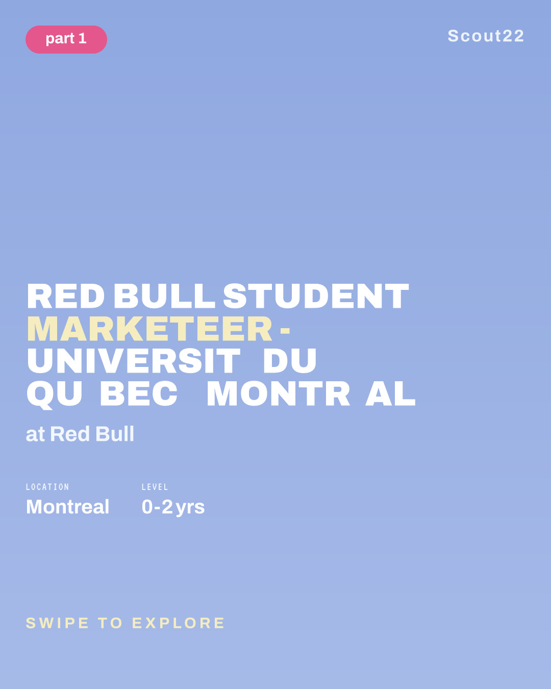Red Bull Student Marketeer - Université du Québec à Montréal at Red Bull