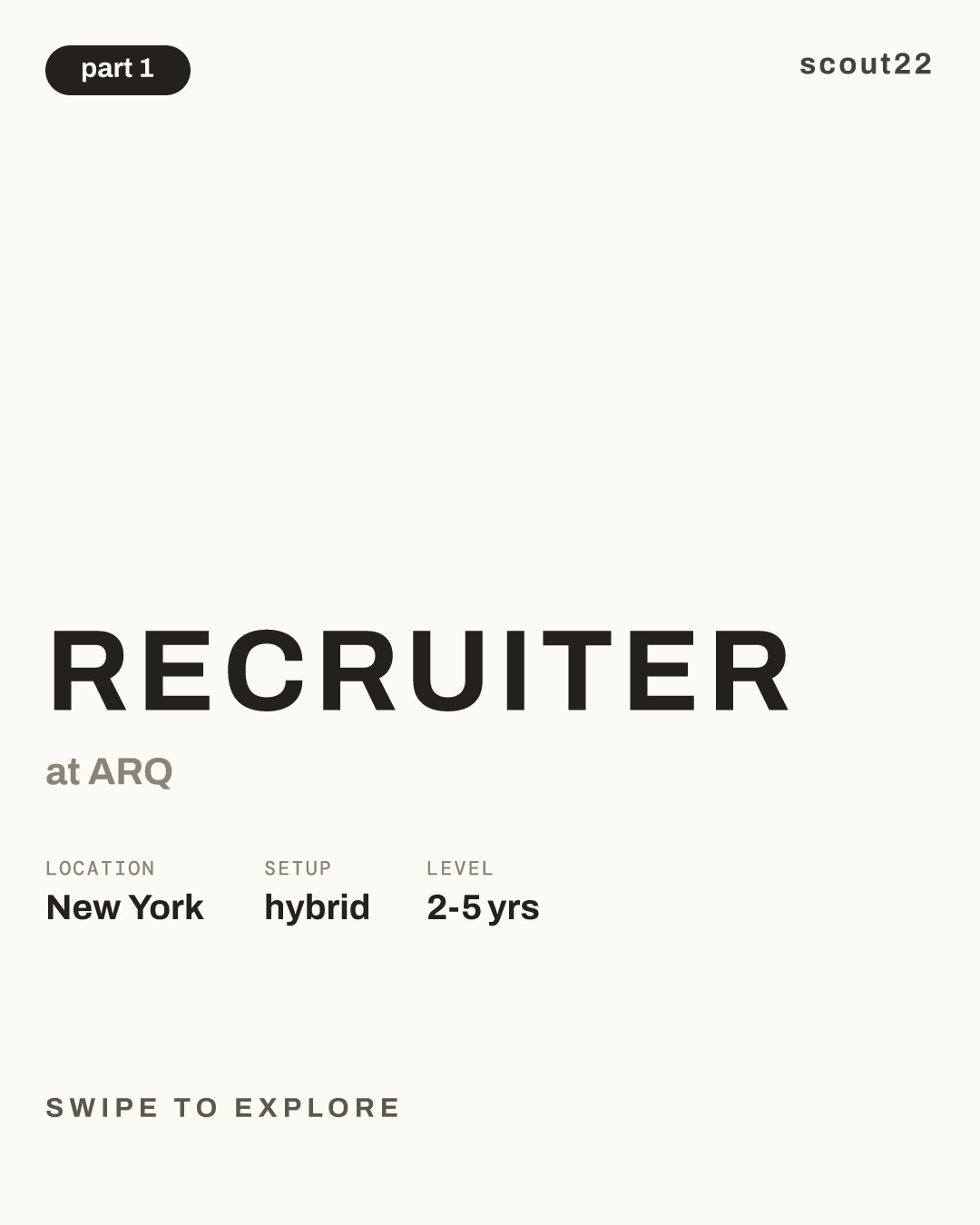 Recruiter at ARQ