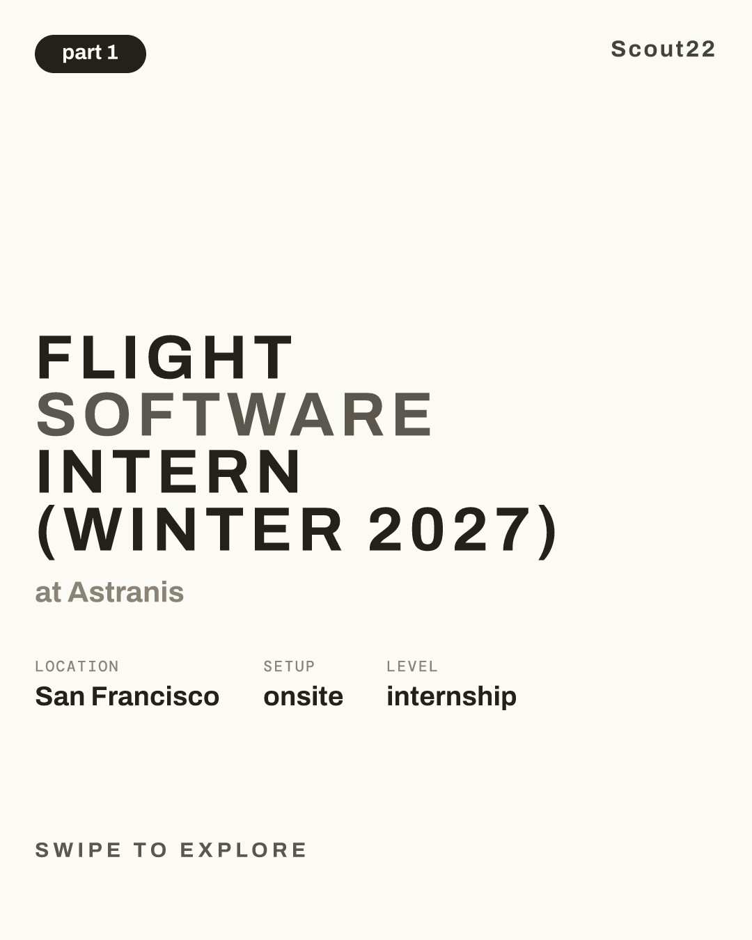 Flight Software Intern (Winter 2027) at Astranis