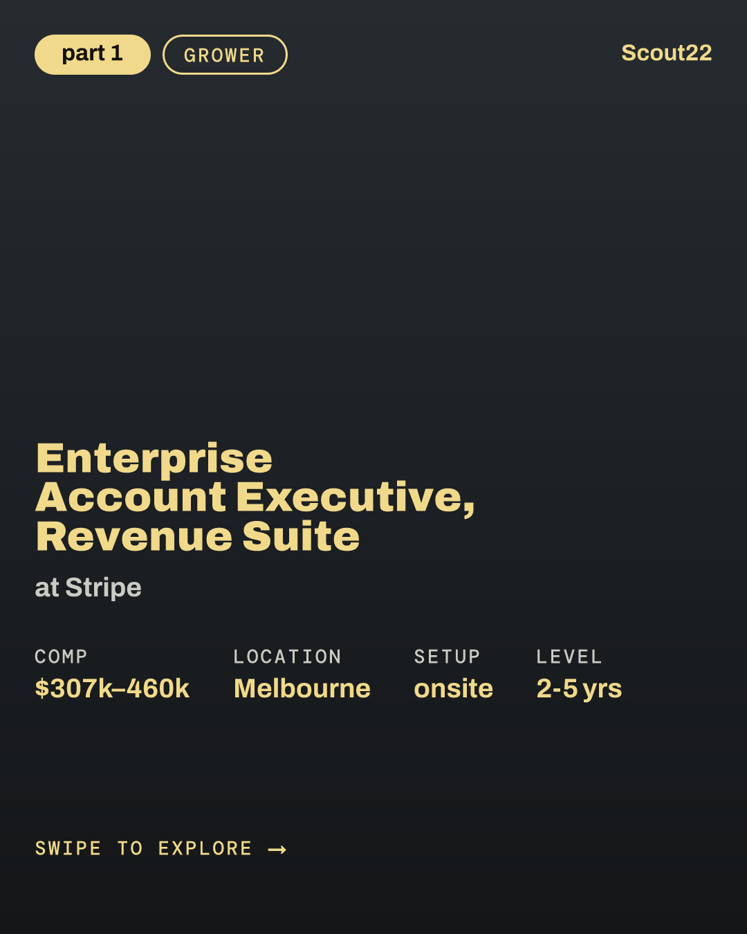 Enterprise Account Executive, Revenue Suite (Grower) at Stripe