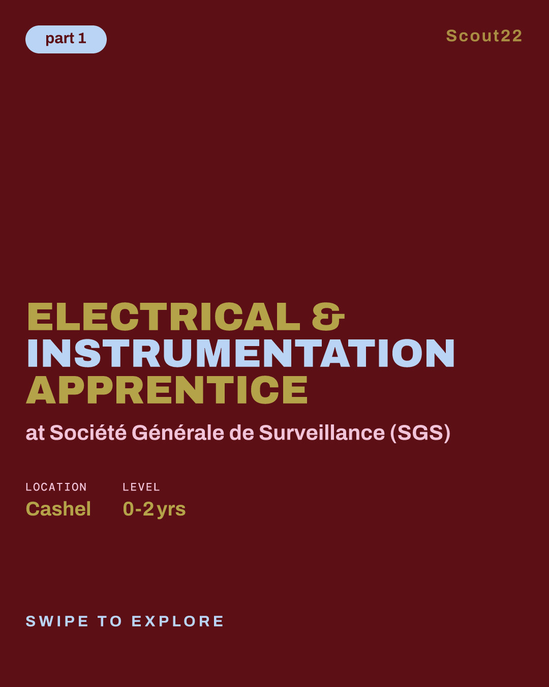 Electrical & Instrumentation Apprentice at Société Générale de Surveillance (SGS)