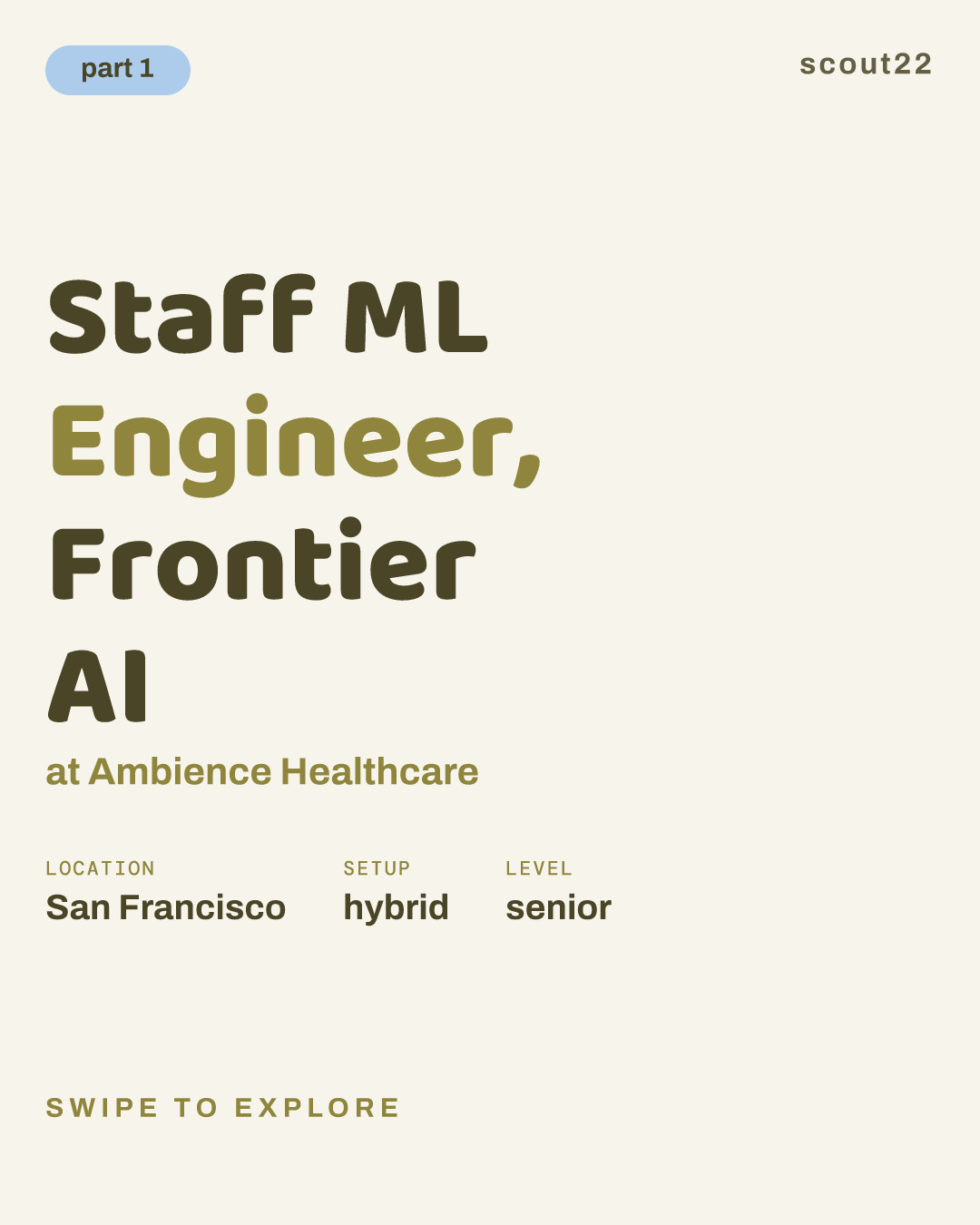 Staff ML Engineer, Frontier AI at Ambience Healthcare