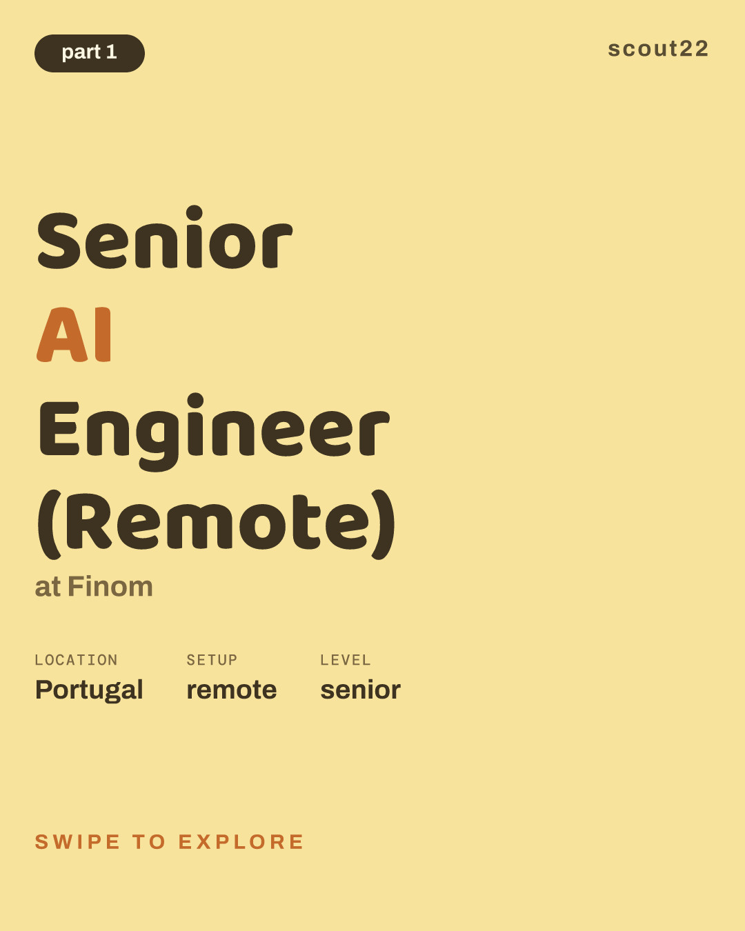 Senior AI Engineer (Remote) at Finom