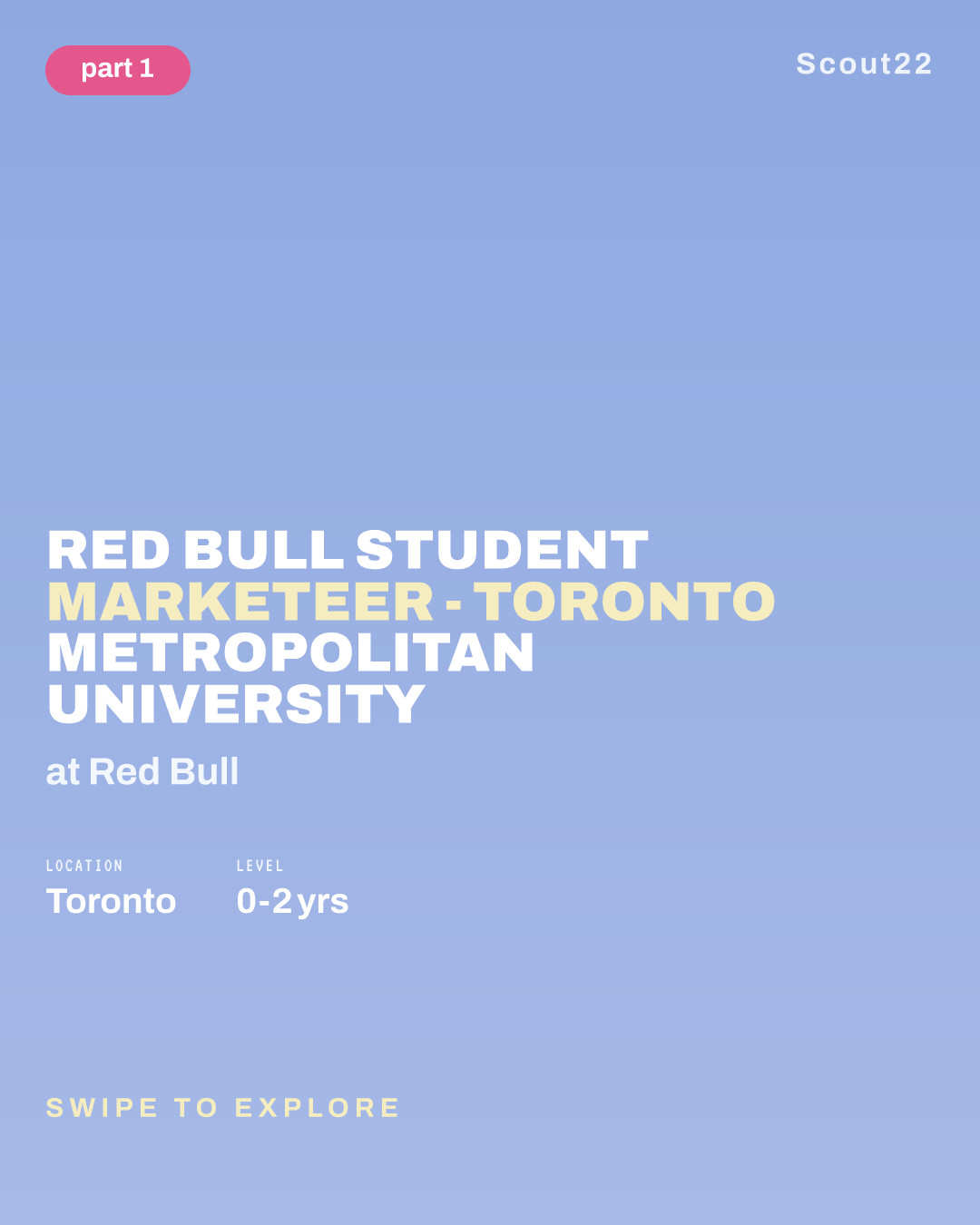Red Bull Student Marketeer - Toronto Metropolitan University at Red Bull