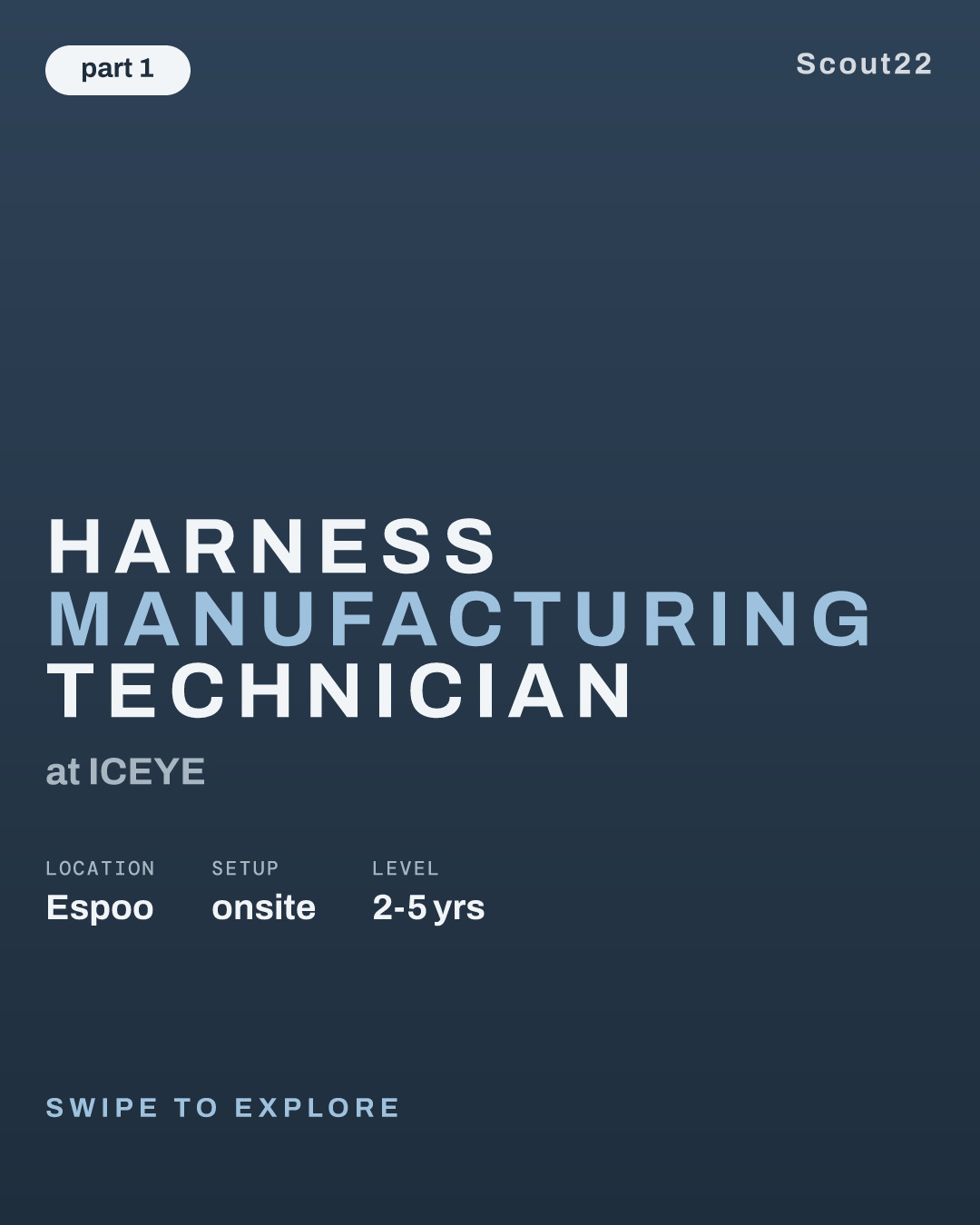 Harness Manufacturing Technician at ICEYE