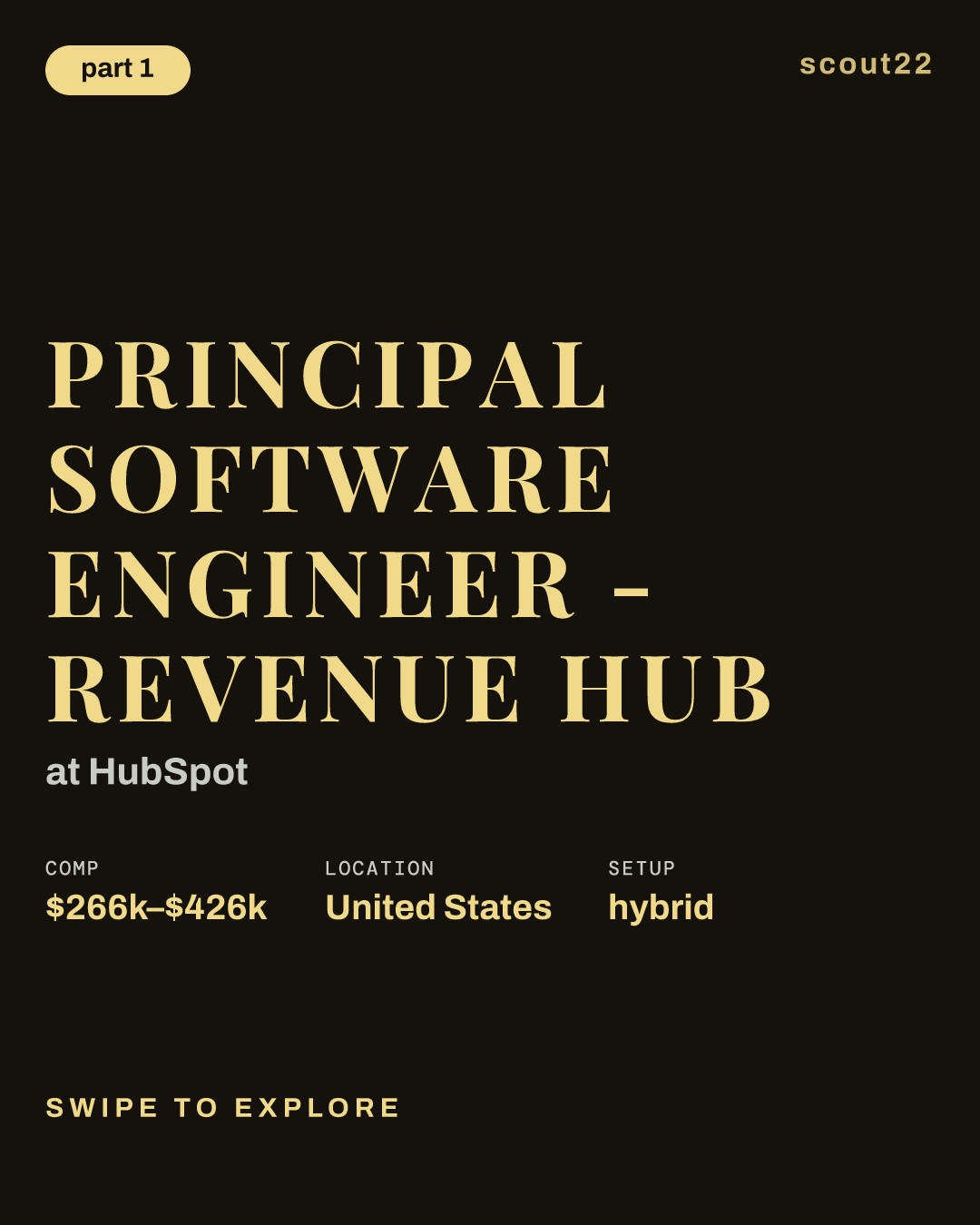 Principal Software Engineer - Revenue Hub at HubSpot