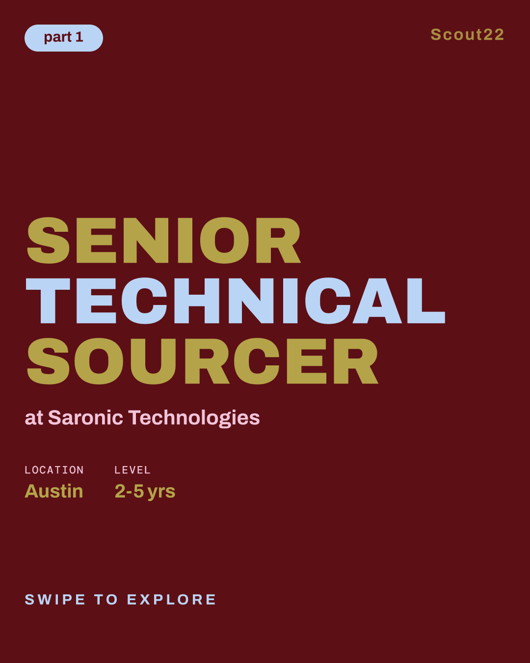 Senior Technical Sourcer at Saronic Technologies
