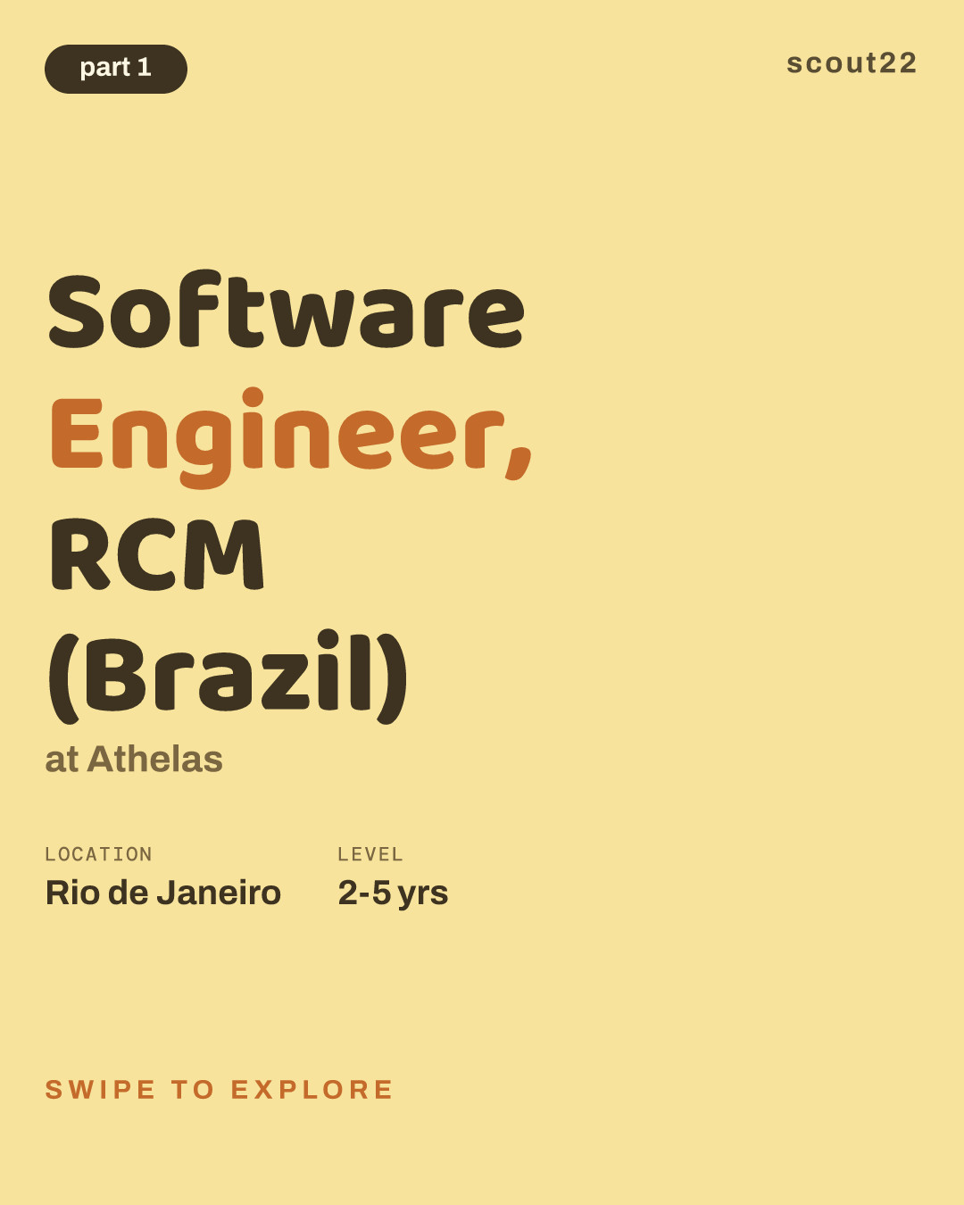 Software Engineer, RCM (Brazil) at Athelas