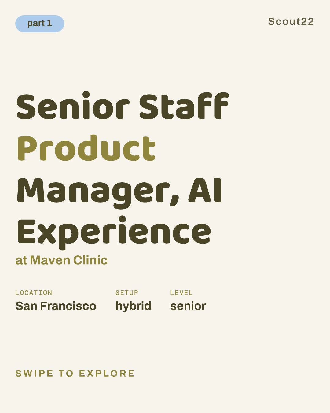 Senior Staff Product Manager, AI Experience at Maven Clinic