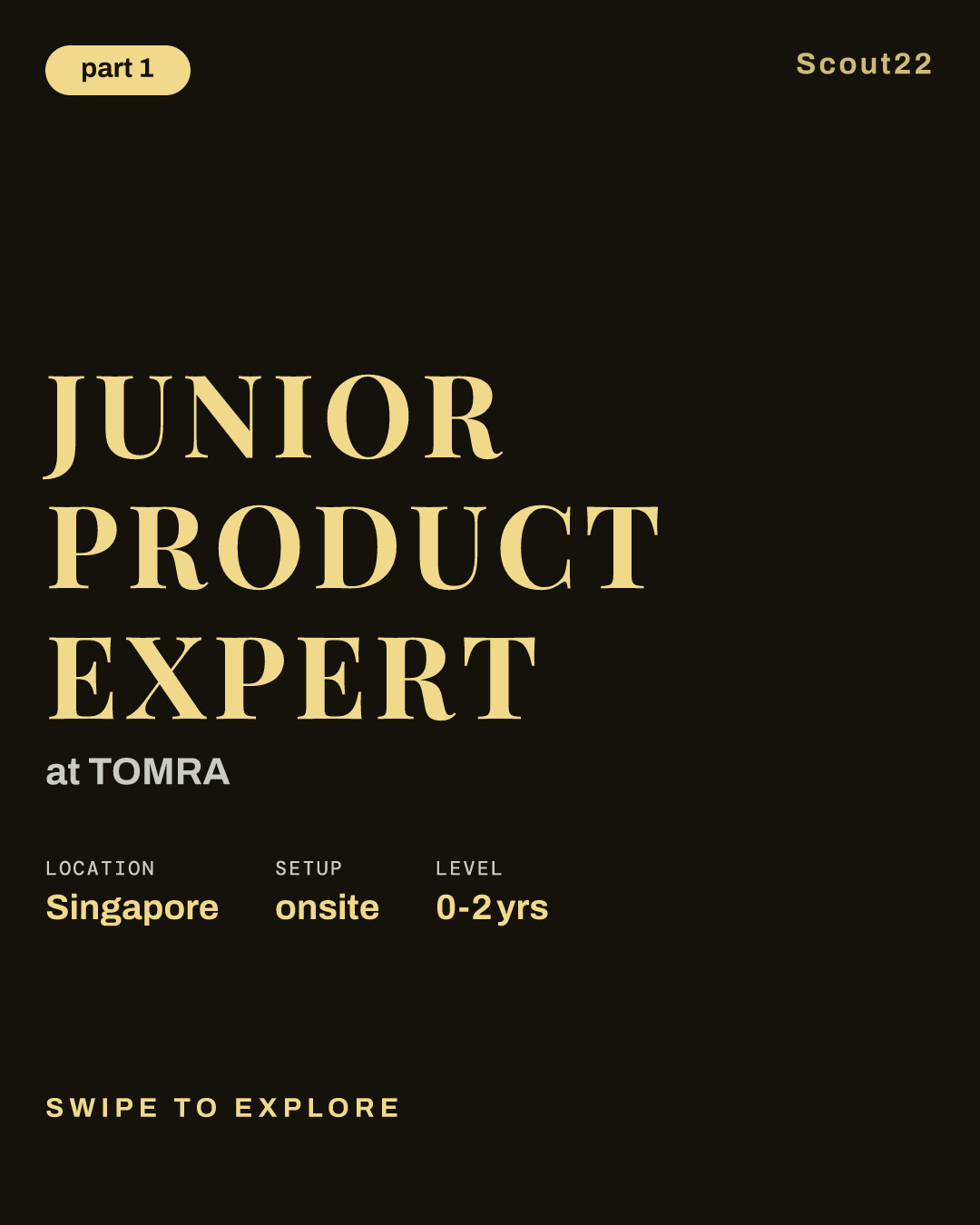 Junior Product Expert at TOMRA
