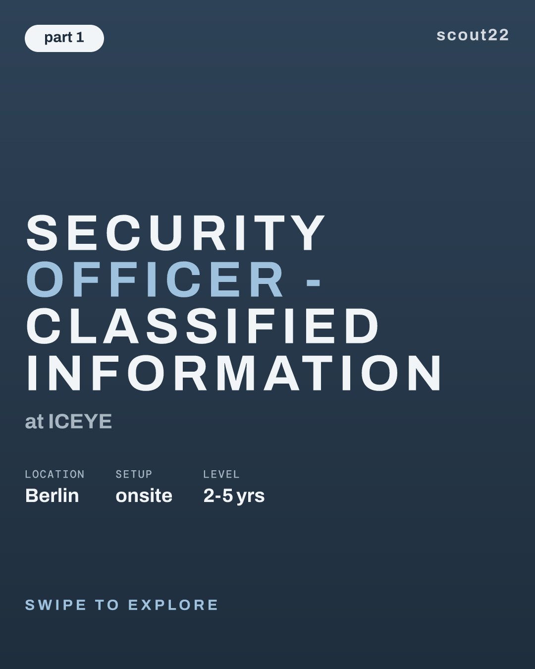 Security Officer - Classified Information at ICEYE